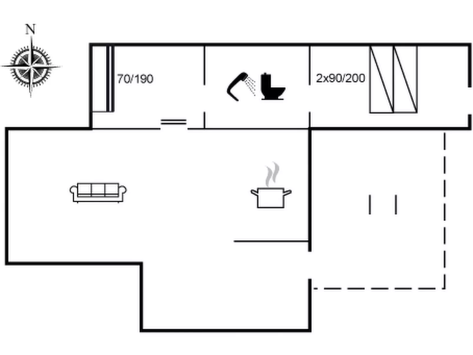 "Fromer" - 50m from the sea-Outside