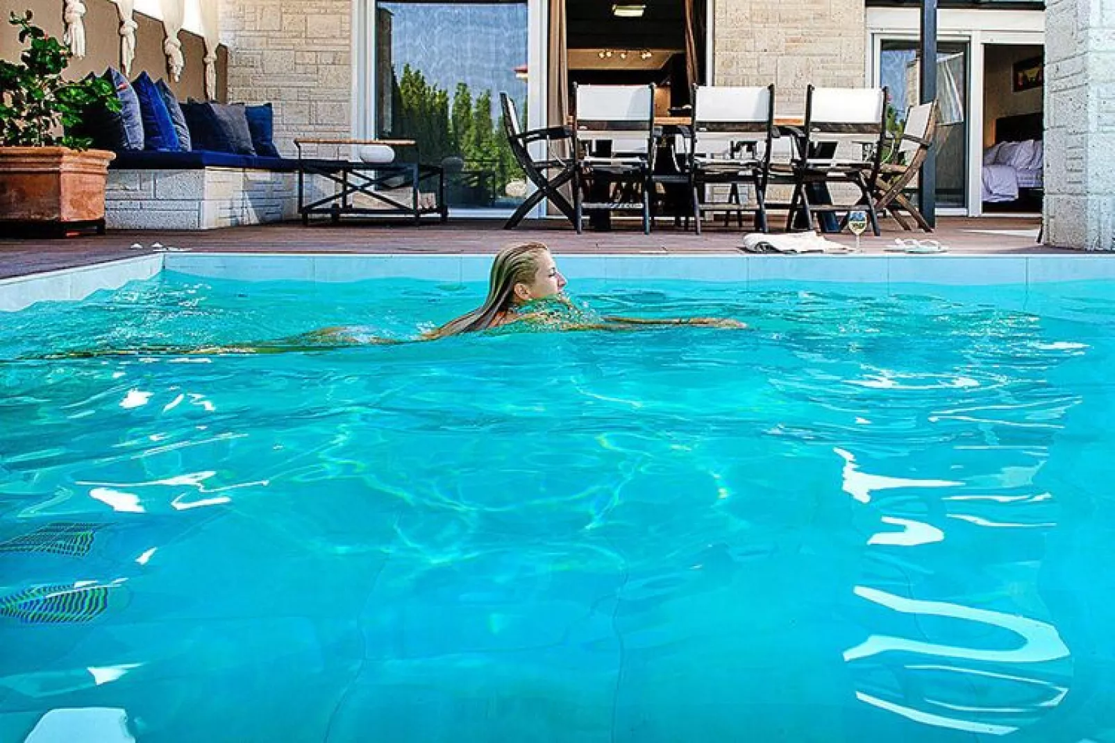 Holiday homes Sunny Villas Resort and SPA Chanioti-No 3 small EXCLUSIVE VILLA 3 BEDROOMS-Piscine