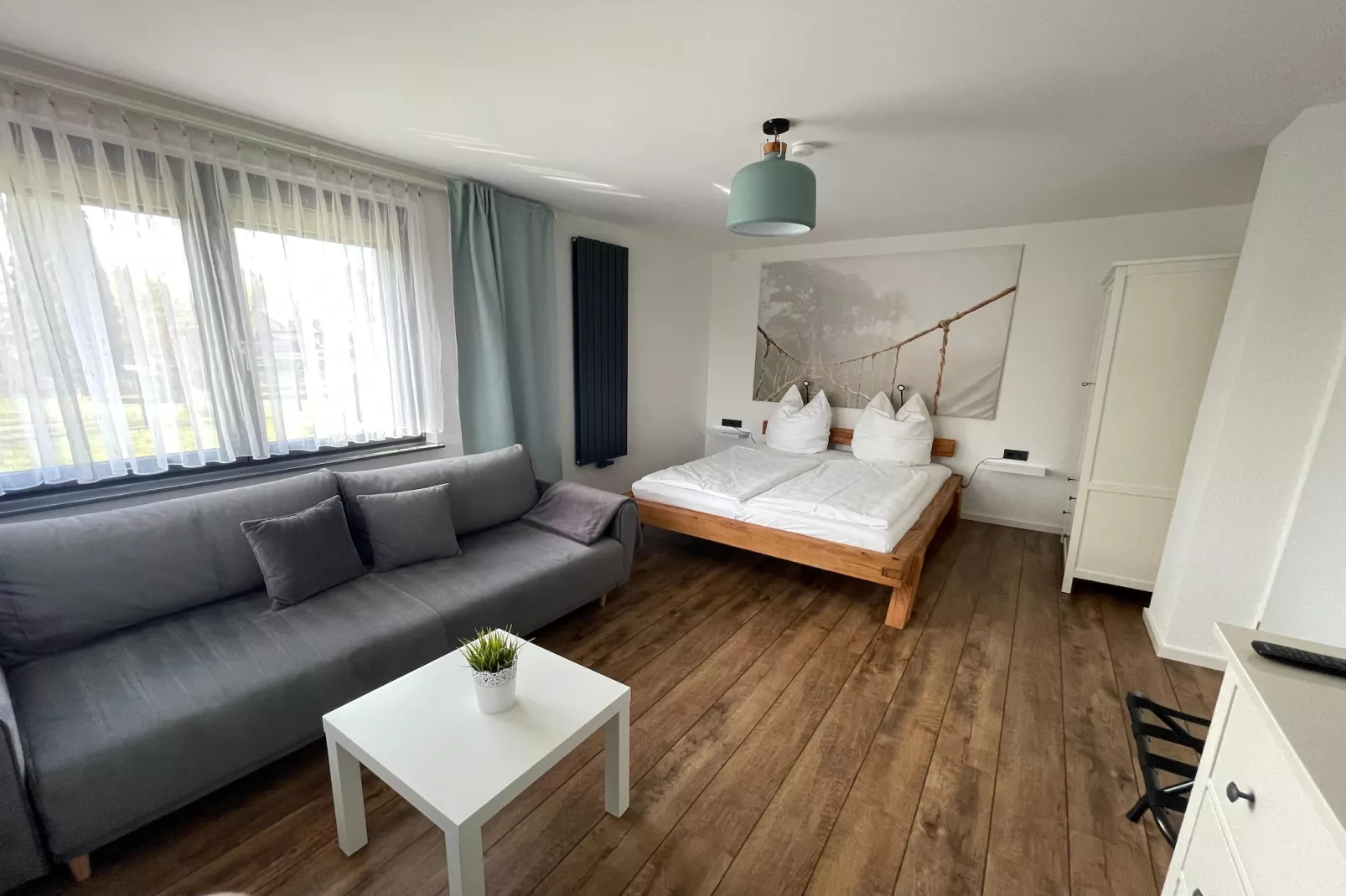 Ferienhaus mit Wasserblick 2 Pers-Living room