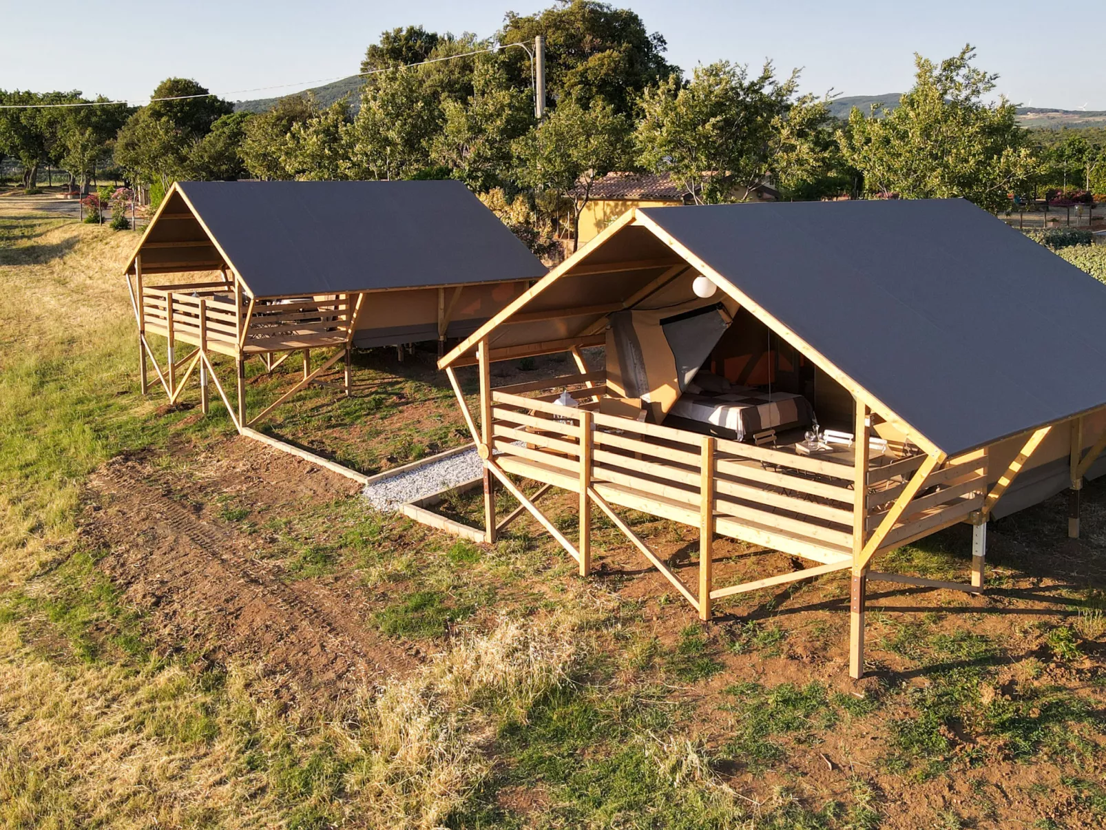 Glampingtent Minerva-Draußen