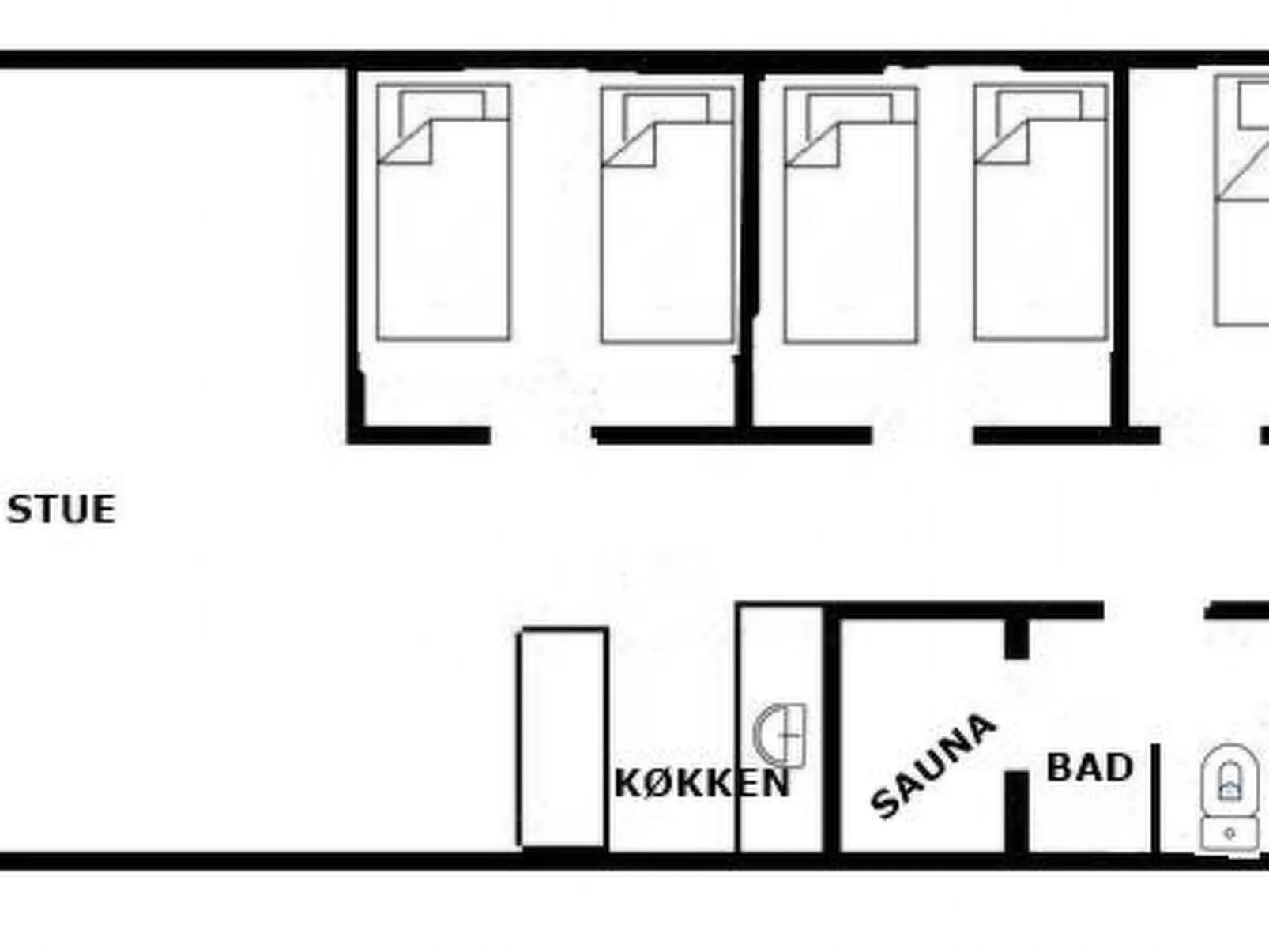 "Telia" - 250m from the sea-Inside
