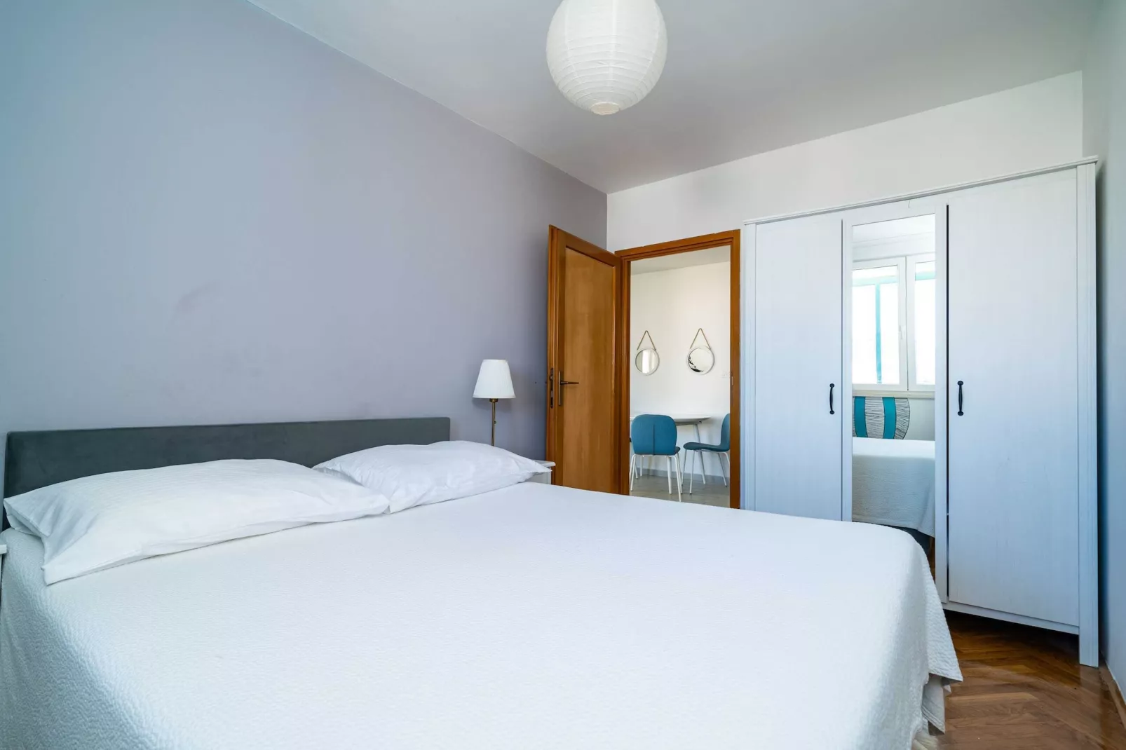 Apartment Radovan - One-Bedroom Apartment with Balcony and Sea View-Schlafzimmer