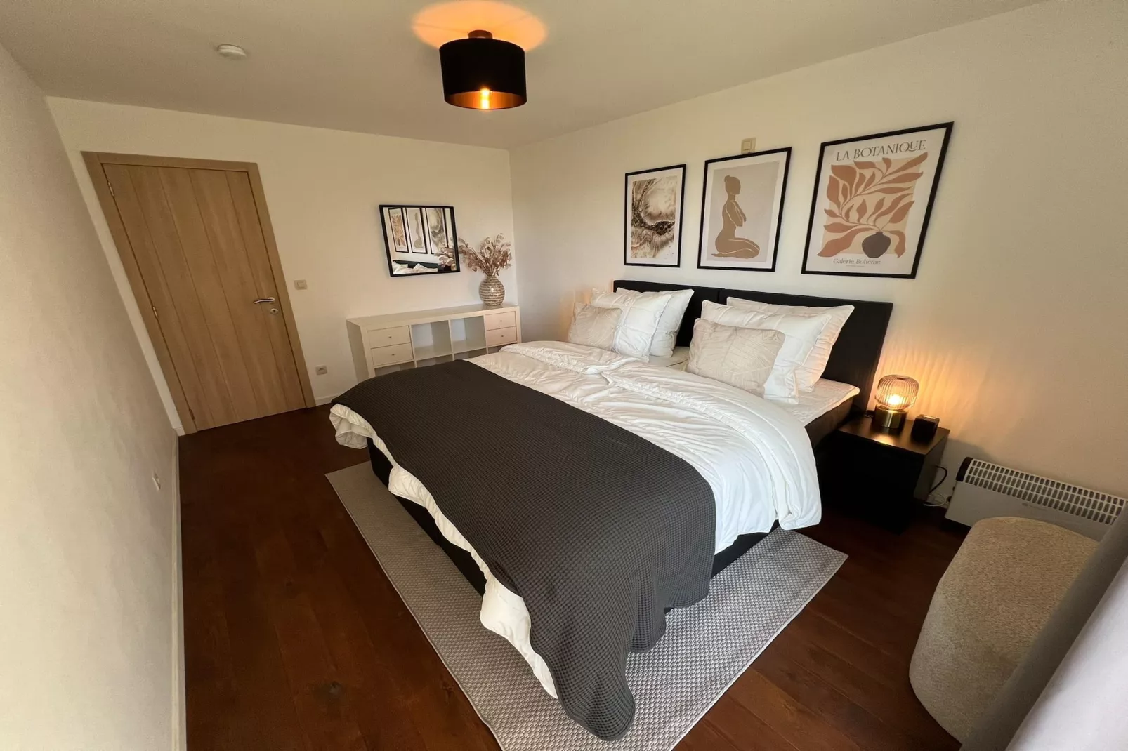 Schöne freistehende Villa mit Sauna in Érezée-Schlafzimmer