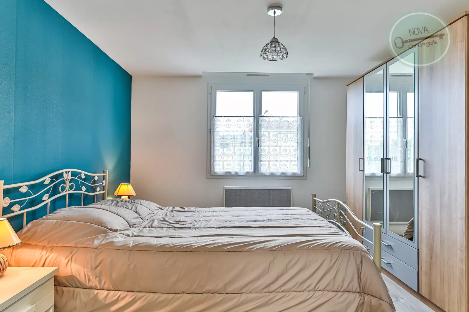 Maison Ker Mona entre plage et commerces-Schlafzimmer