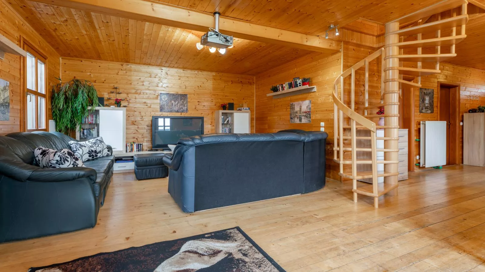 Sternenchalet-Wohnzimmer