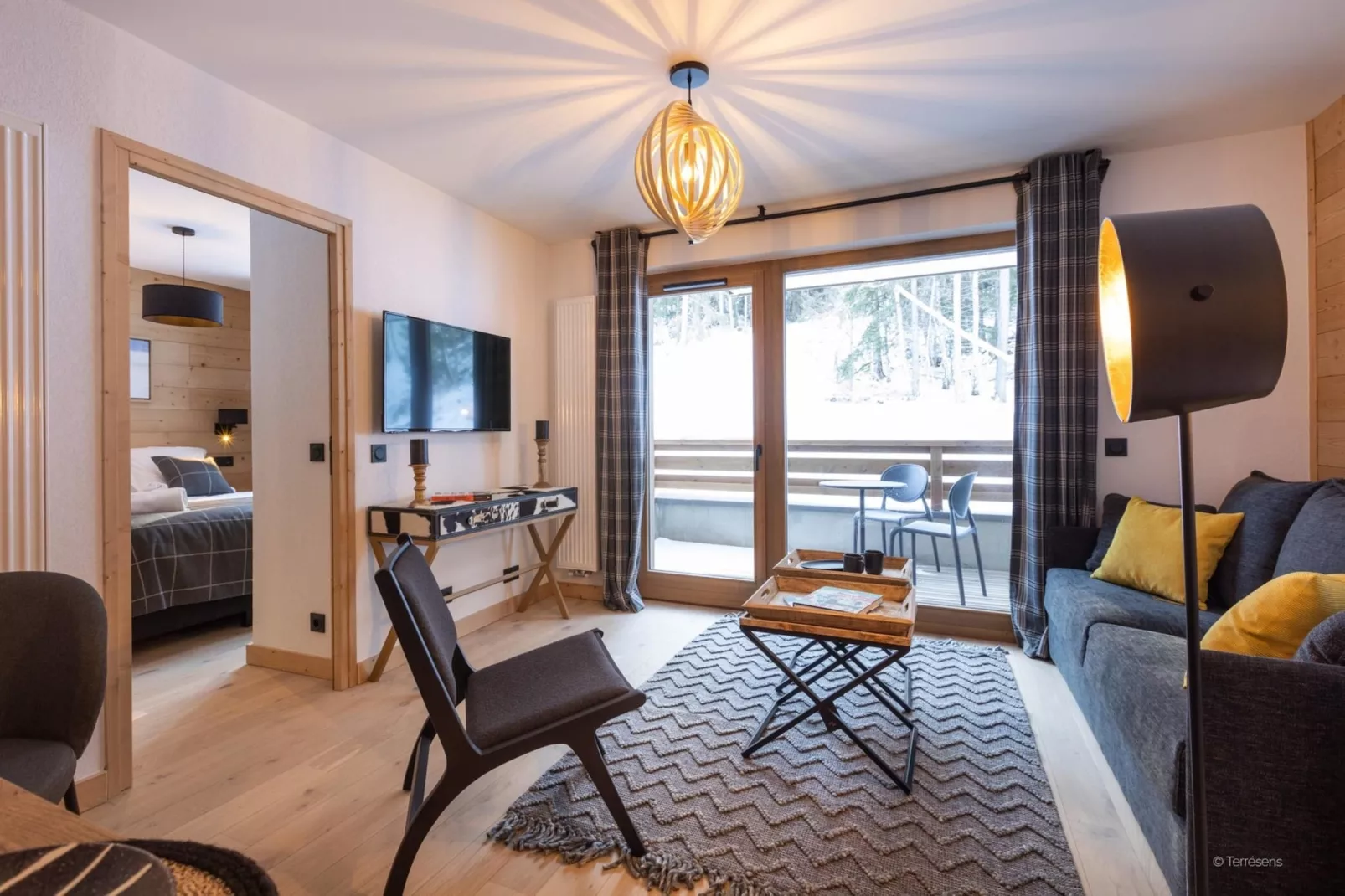 PLAGNE MONTALBERT Le Snoroc- A24S-Living room