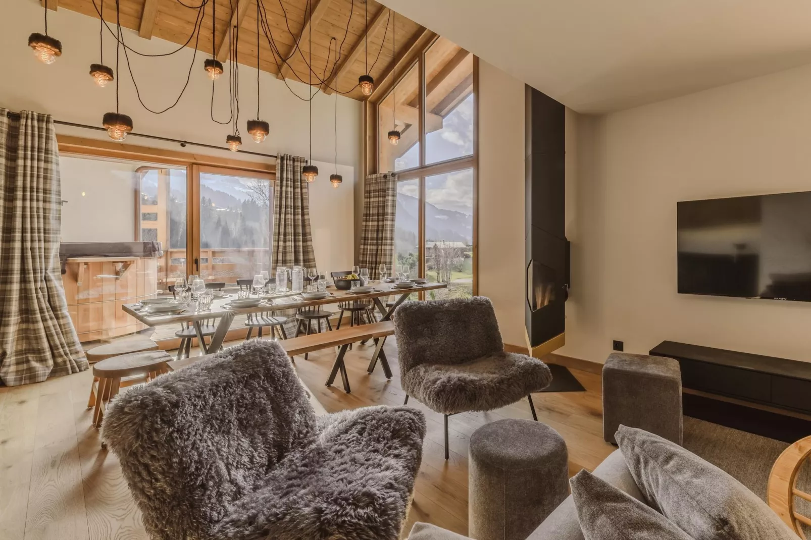 MEGEVE L’Eclat des Vériaz-A24S-Living room