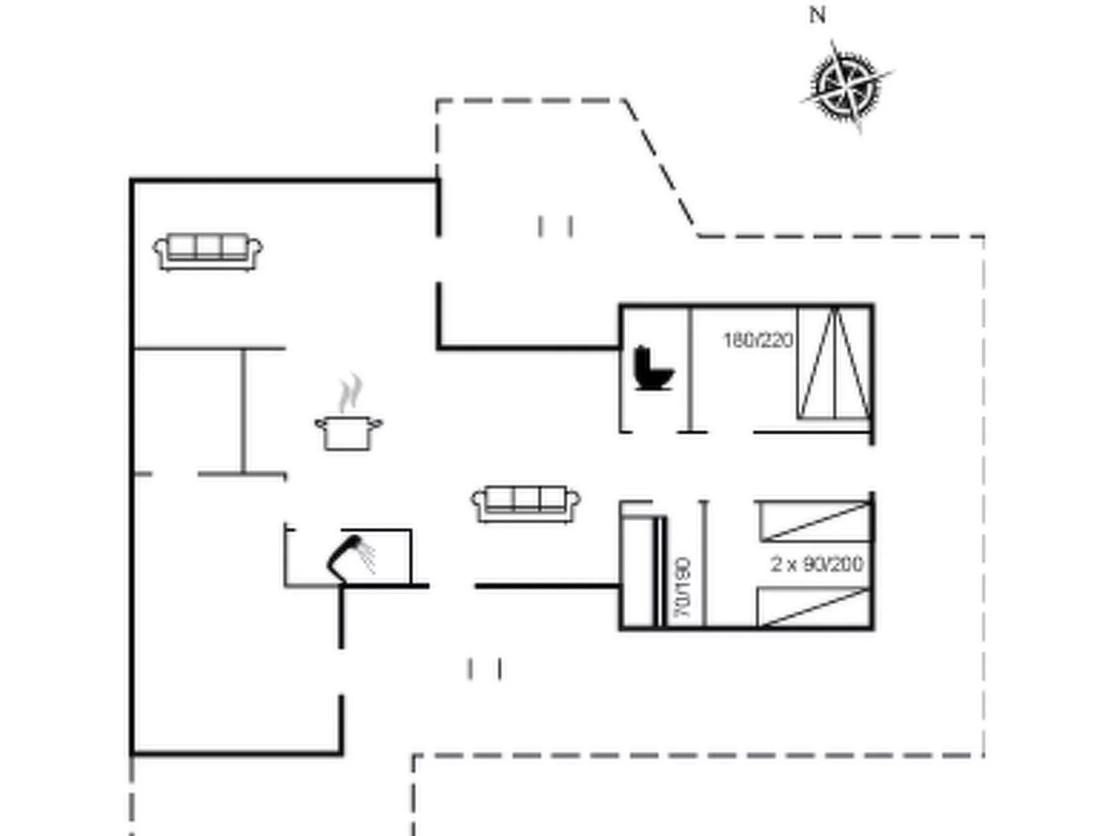 "Eroll" - 1.8km from the sea-Inside