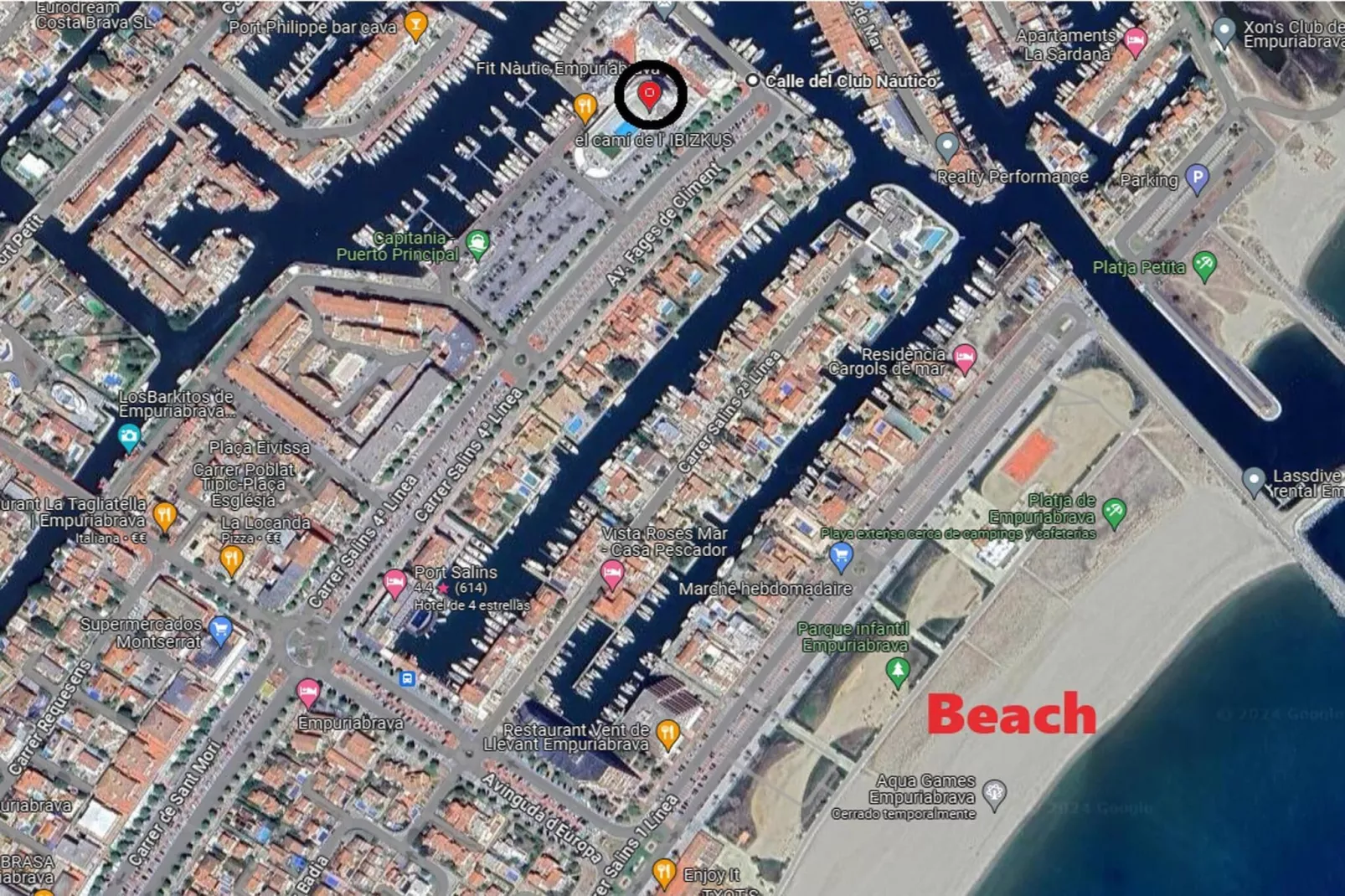 1222 CLUB NAUTIC vista canal-Areas summer 5km