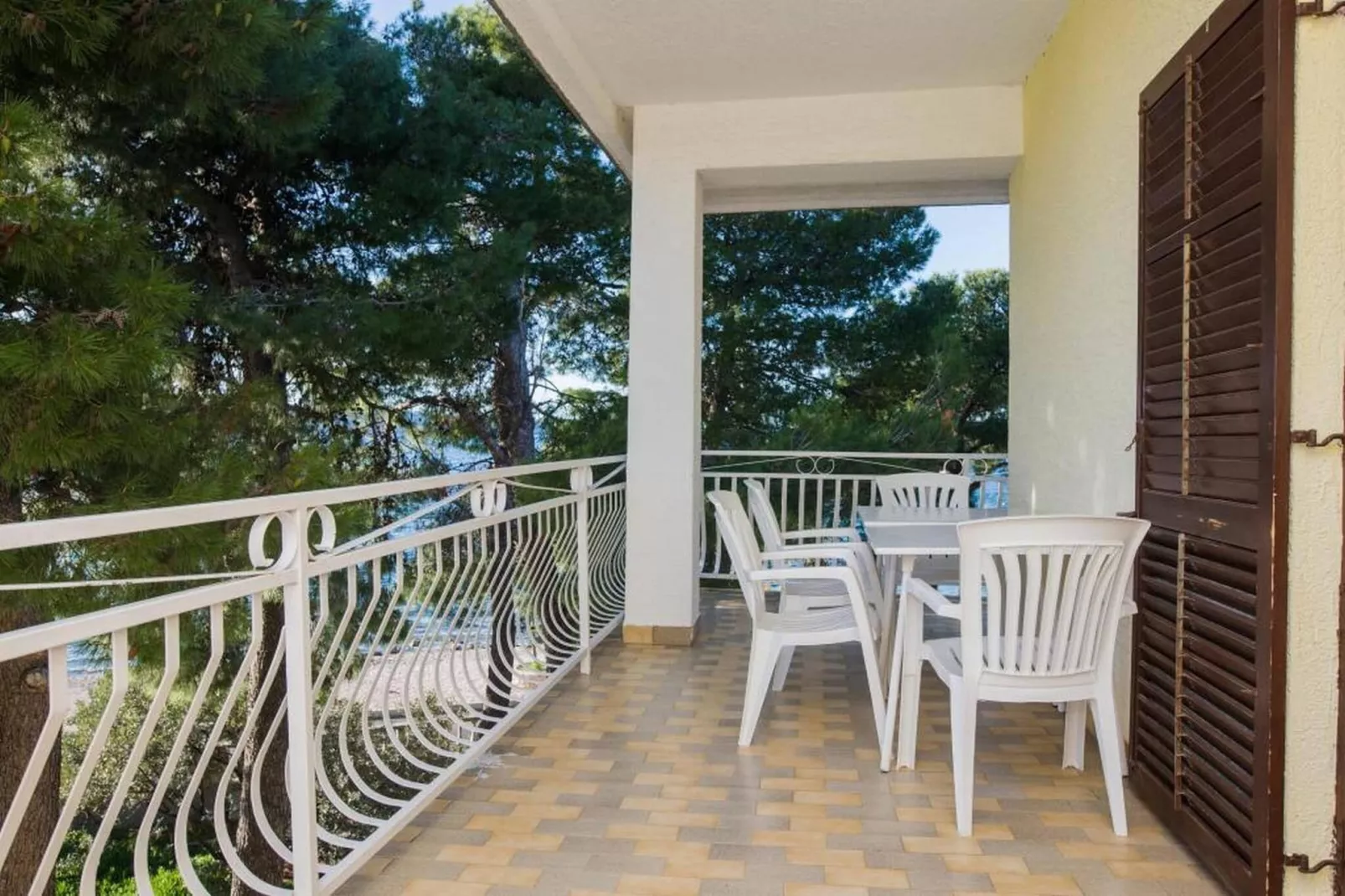 Apartments Gaj Brodarica - A6-Terrace balcony