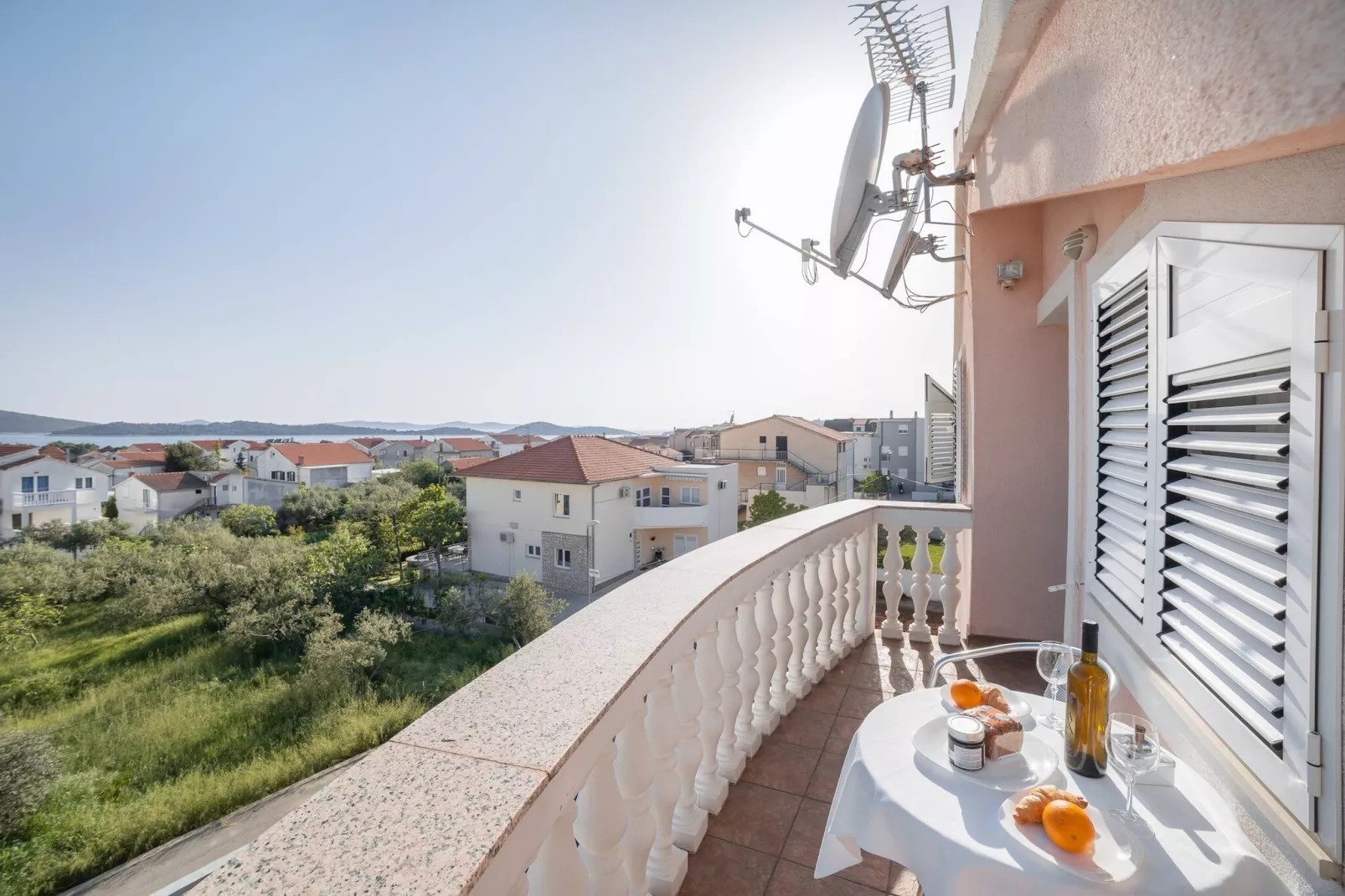 Apartments Nikol - one bedroom apartment A5-Terrassenbalkon