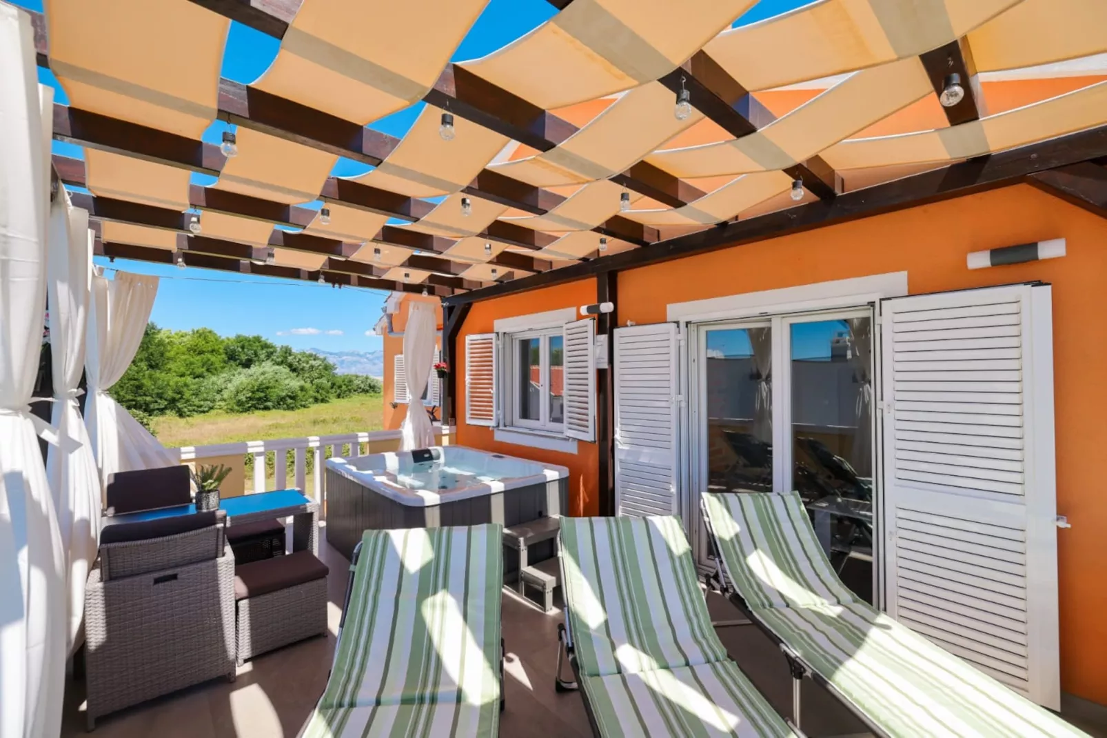 Luxury Apartments Sun@Set - One bedroom apartment-Terrassenbalkon