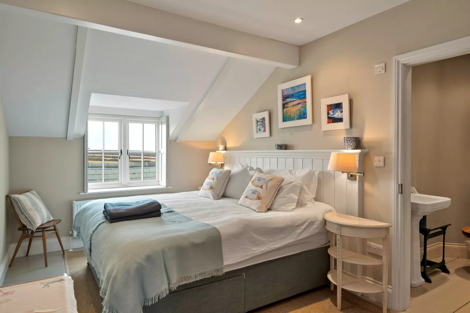 St Eval School House-Bedroom