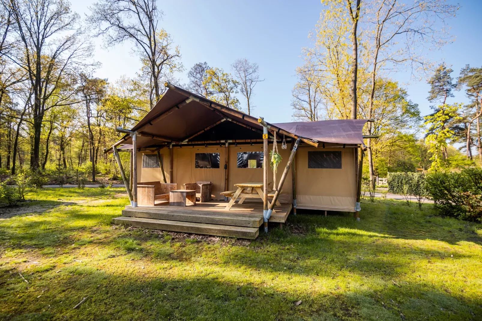 6 persoons Luxe Safaritent-View summer