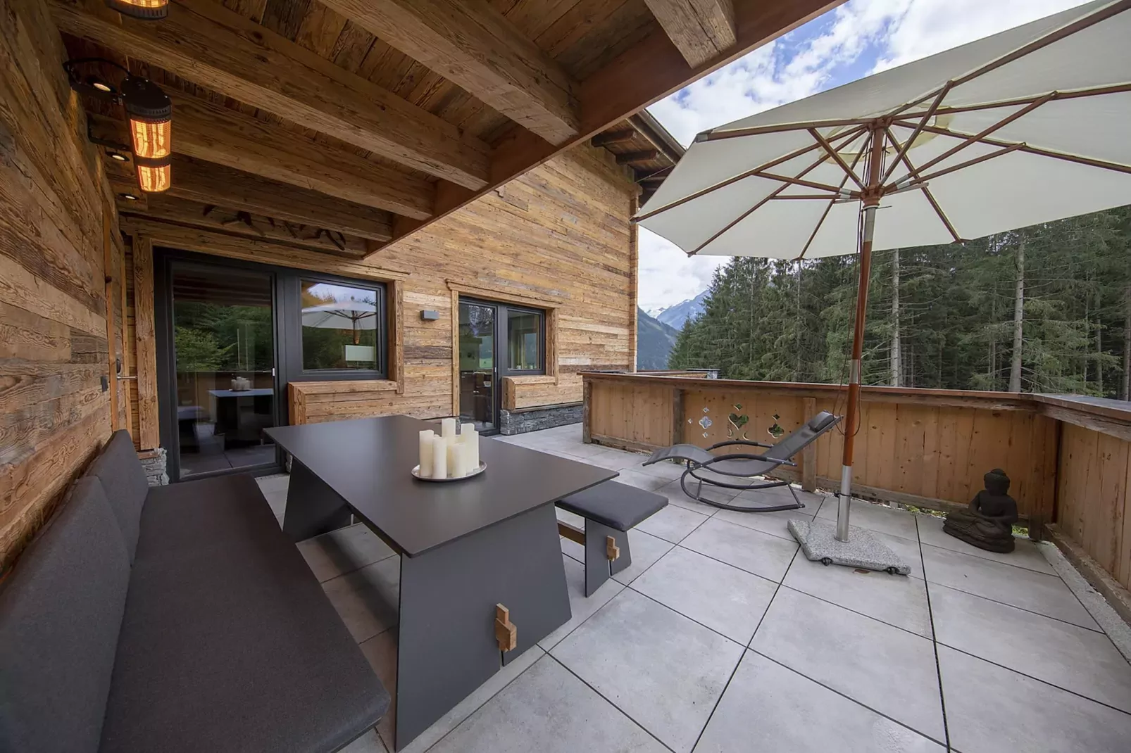 Nationalpark Chalet Rötspitze-Balcon-terrasse