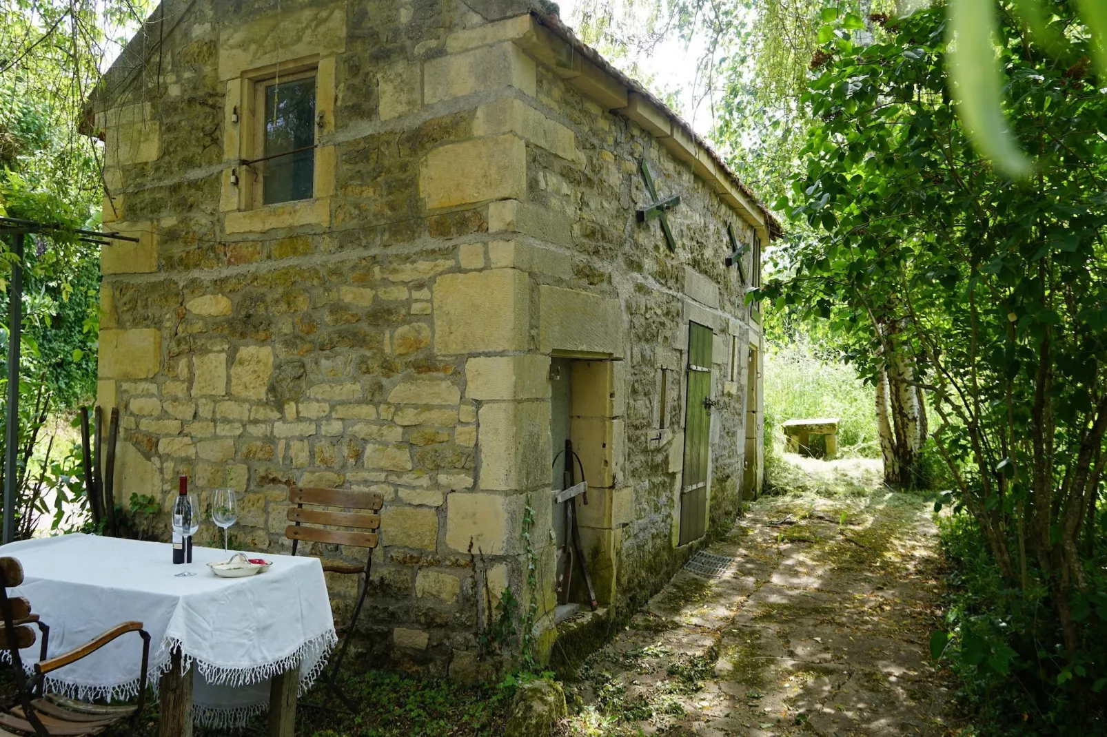 La Vieille Ferme-Gärten Sommer