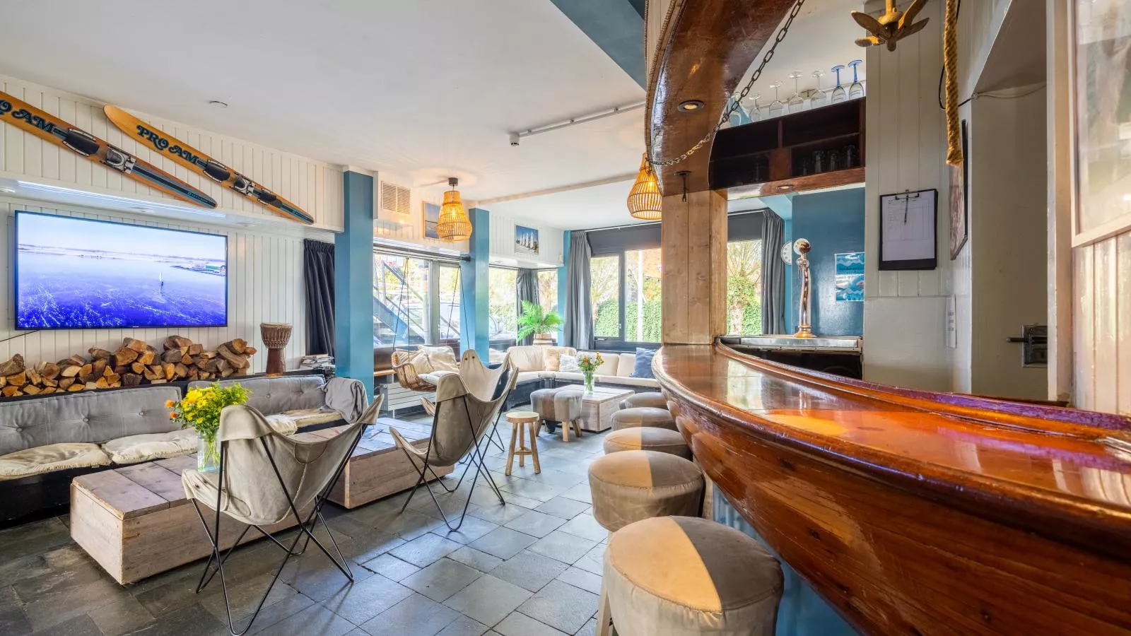 De Kaag Watersport Groepsaccommodatie - 80 pers-Wohnzimmer