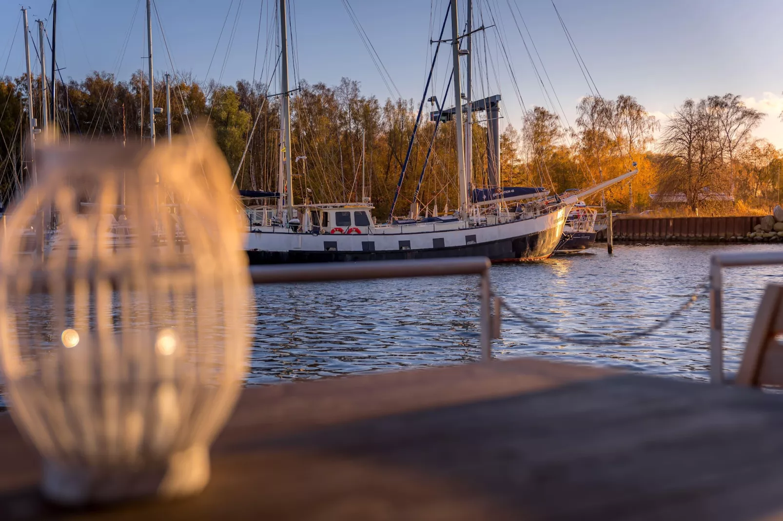 Hausboot in Peenemünde-Balcon-terrasse