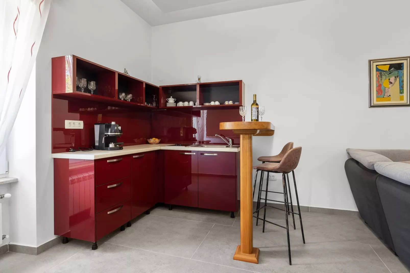Villa Katarina - Old Stone House with Private Pool-Kitchen