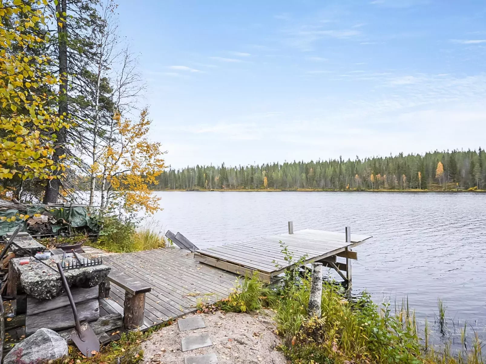 Saapunkijärvi, pitkäperä-Outside