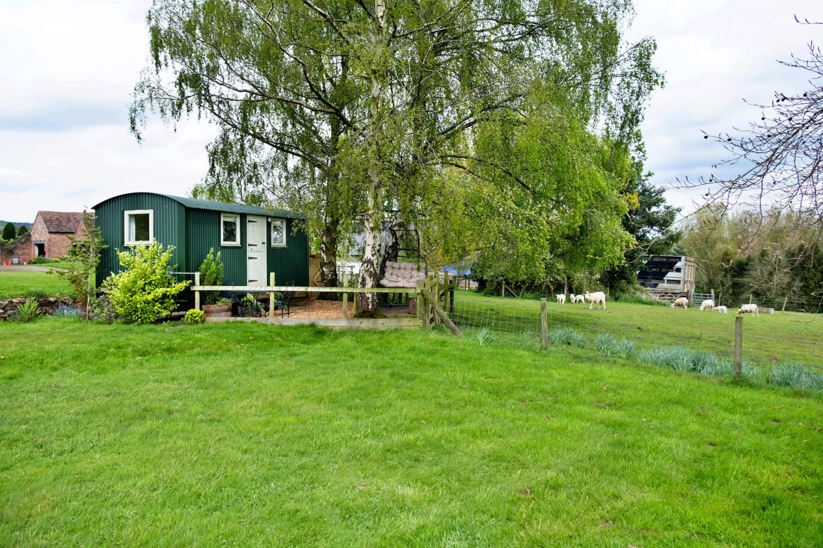 Hay and Hedgerow Glamping-Gardens summer