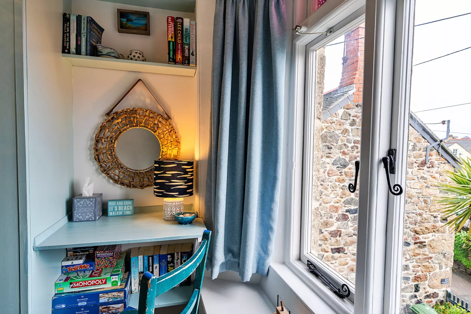 Cosy Mousehole Cottage with Sea Views-Bedroom