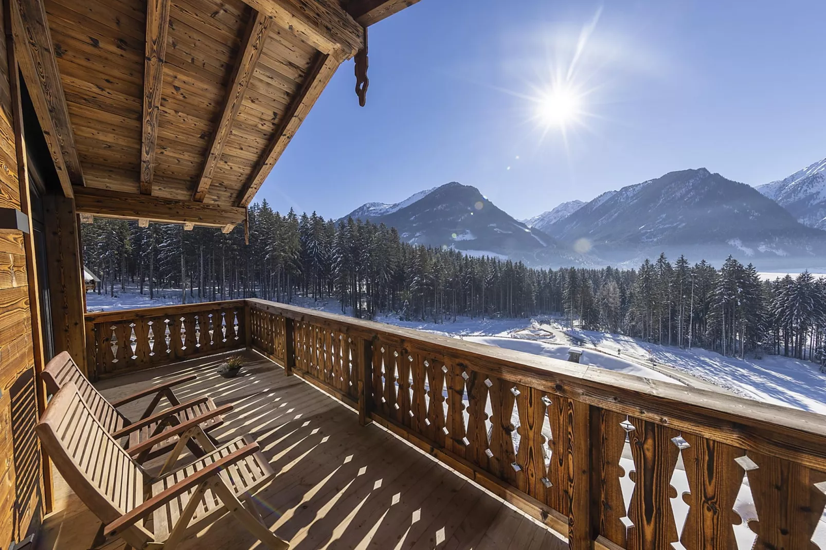 Nationalpark Chalet Hoher Sonnblick-View winter
