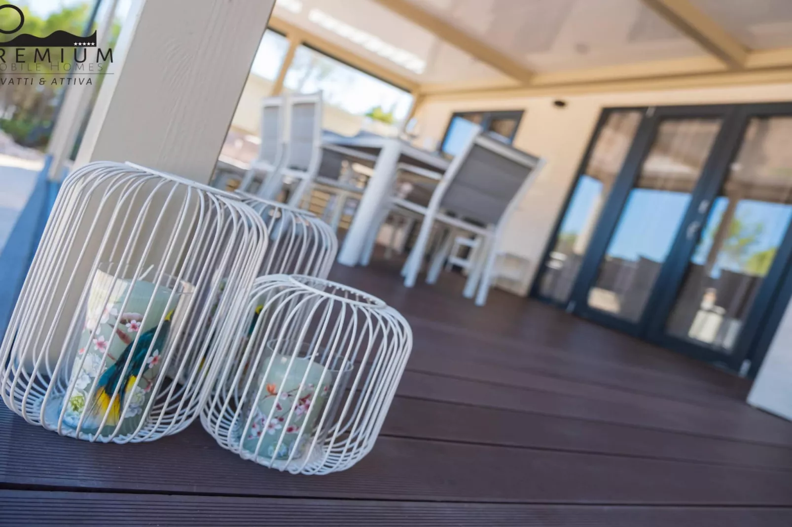 Charming Two-bedroom Mobile Homes Drage - Mobile Home with Sea View and Terrace-Außenbereich