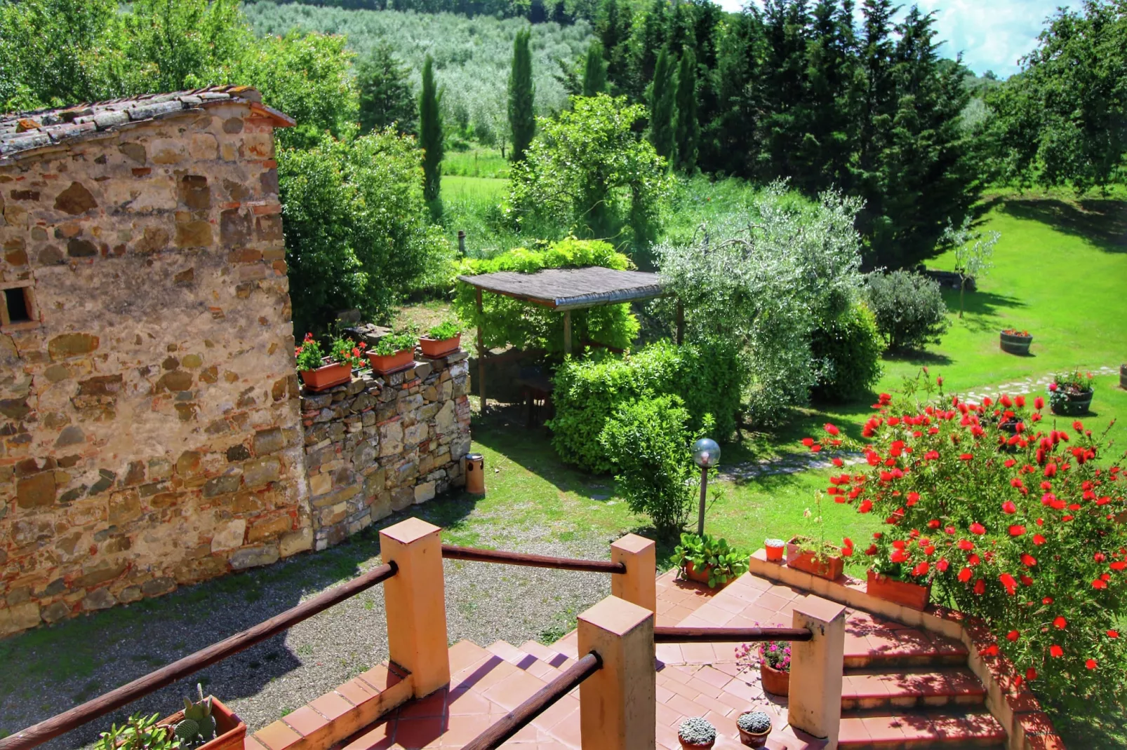 Casa Olivo-Gardens summer