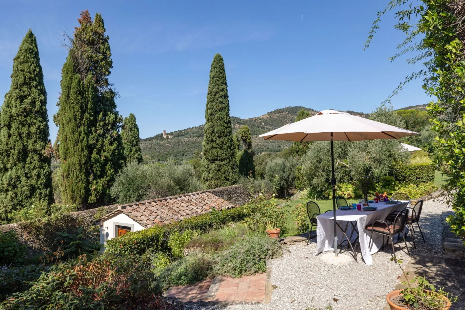Villa delle Rose-Gärten Sommer