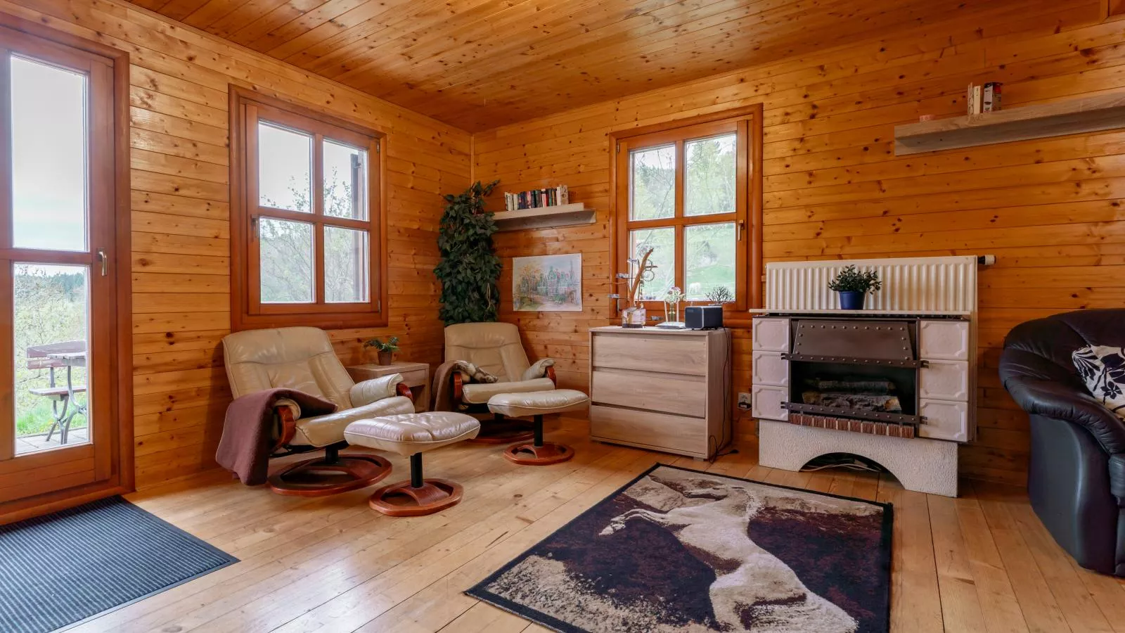 Sternenchalet-Wohnzimmer