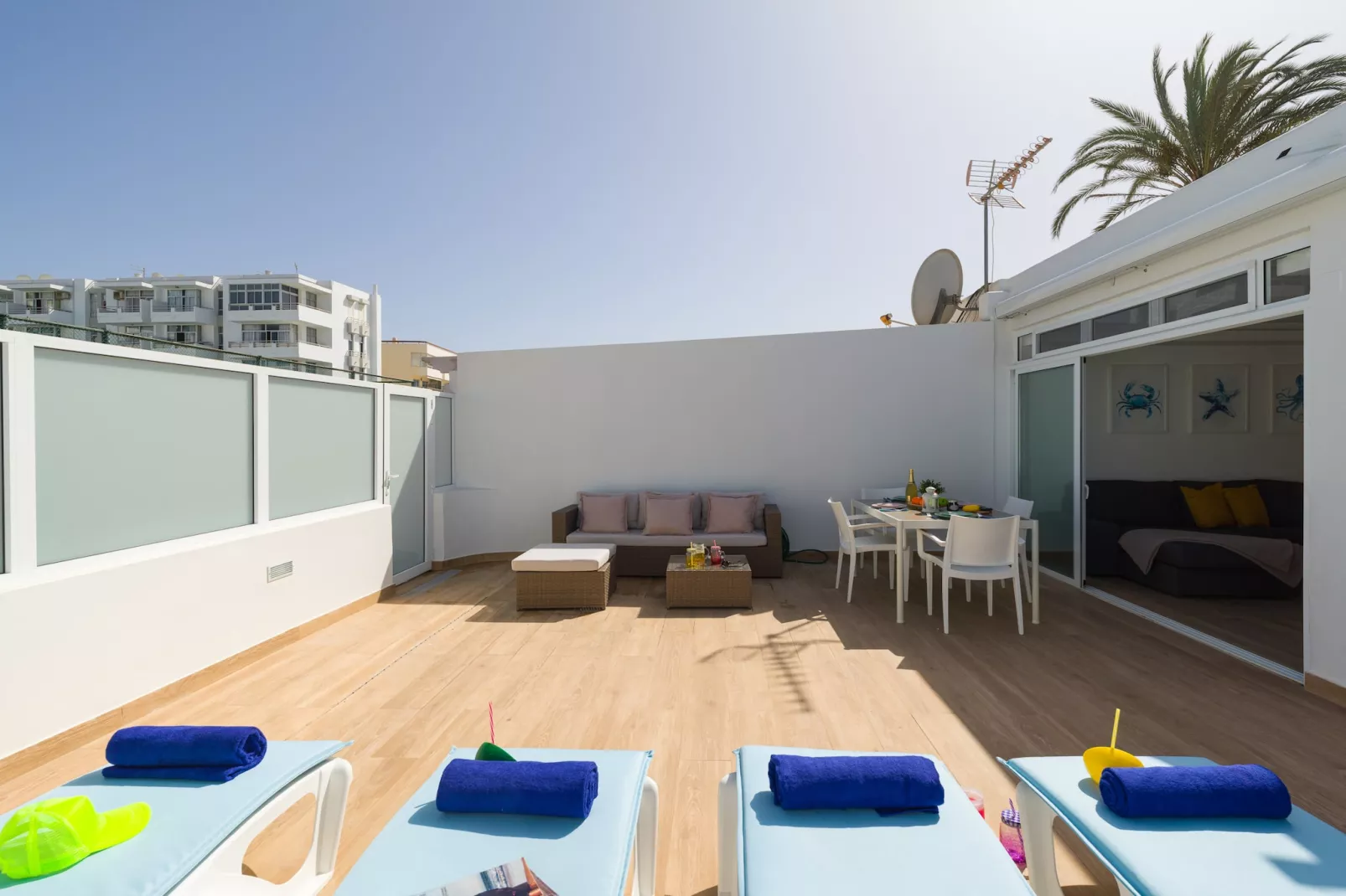 SEASIDE HOME PLAYA DEL INGLES-Terrasse