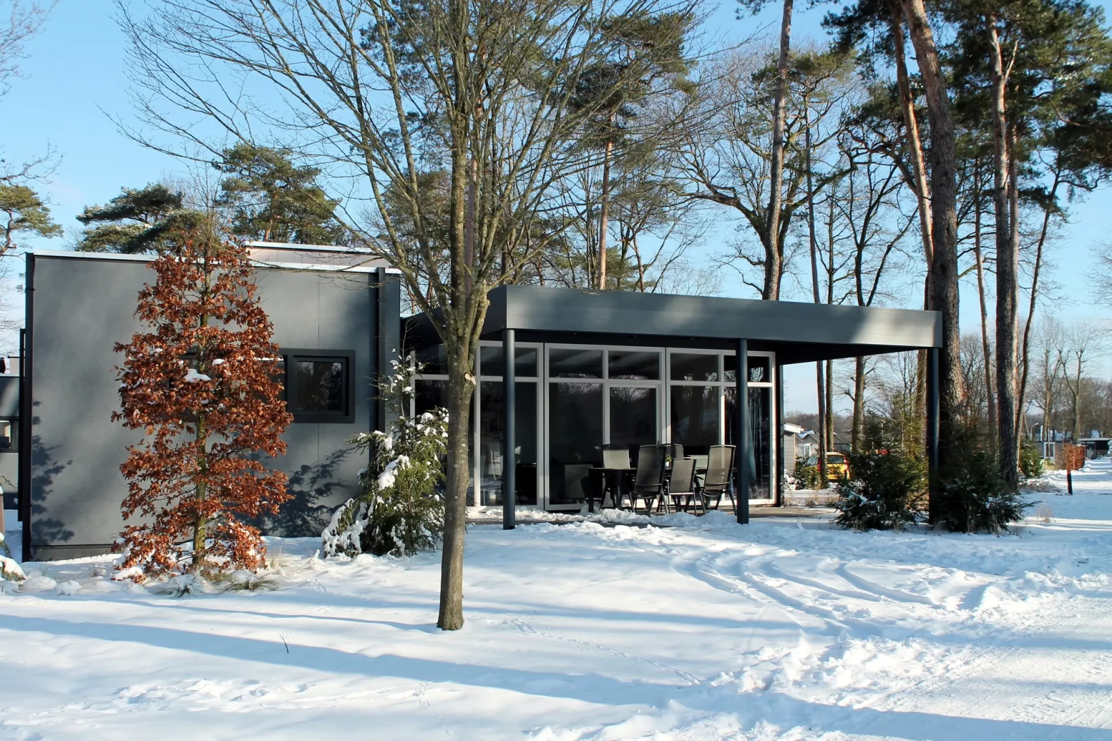 Forest Villa | 2 - 6 people-Exterior winter