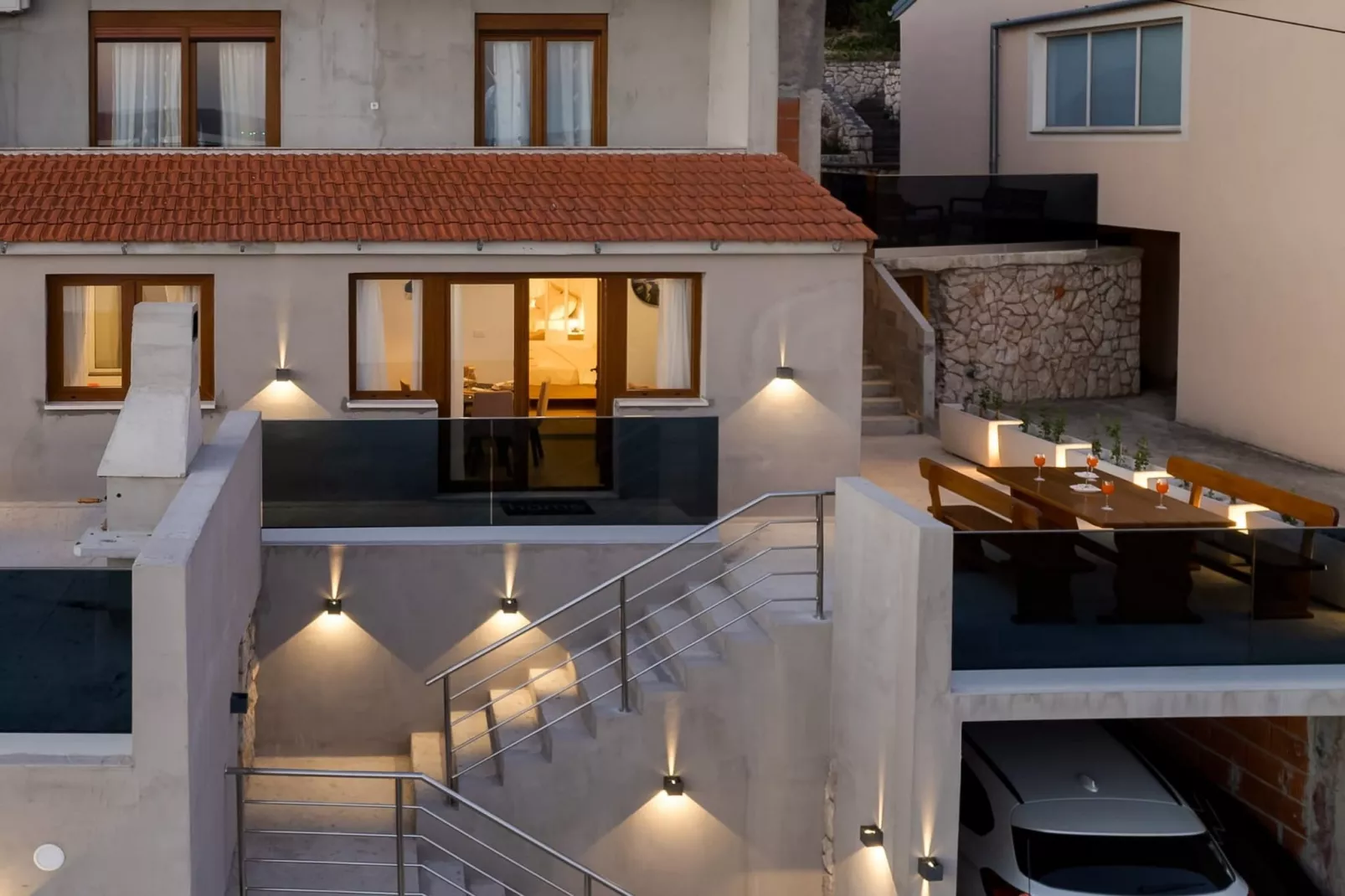 Apartments Rina - one bedroom apartment A2-Outdoor