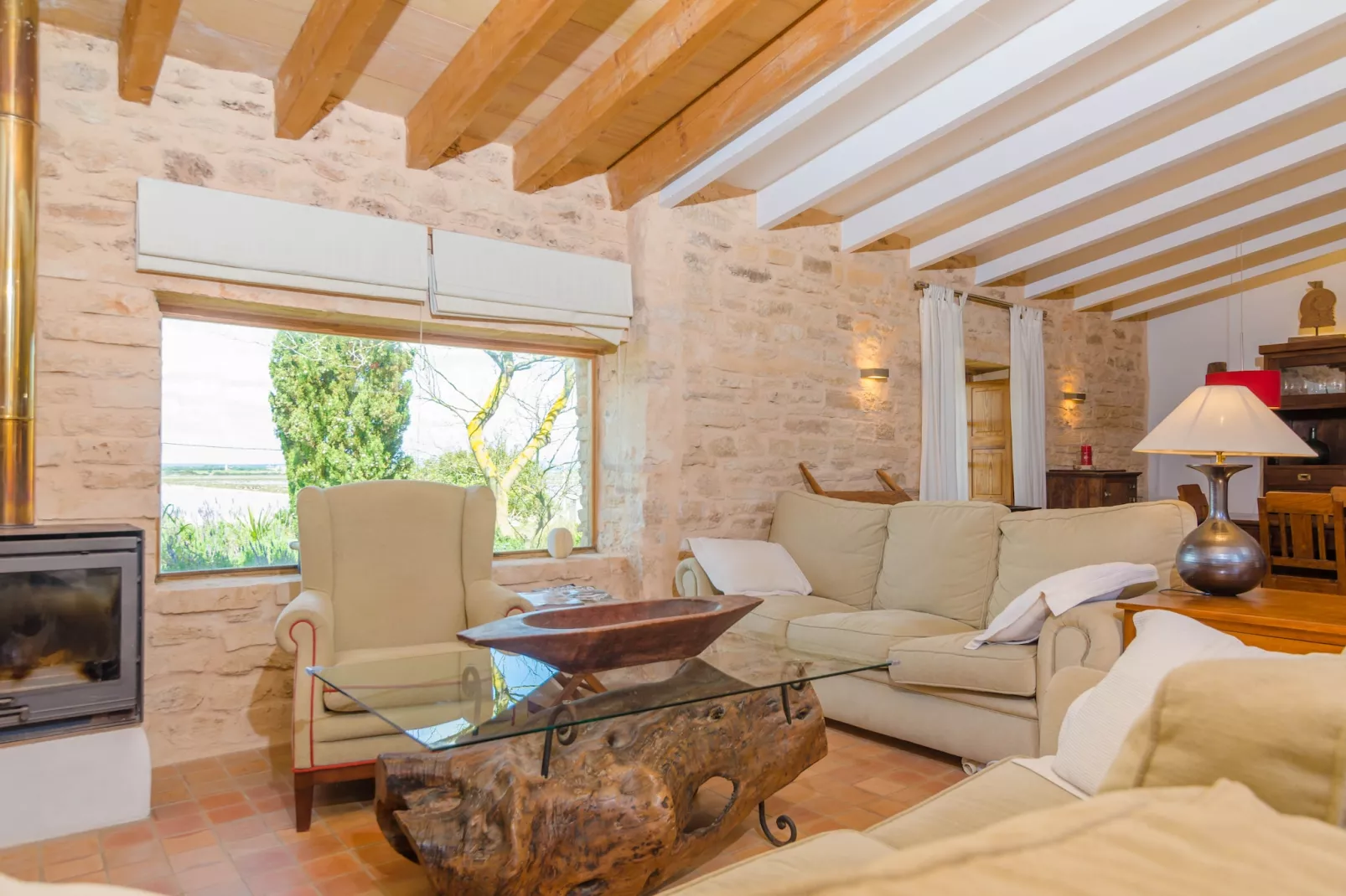 Villa Es MolÍ Des Trenc-Wohnzimmer