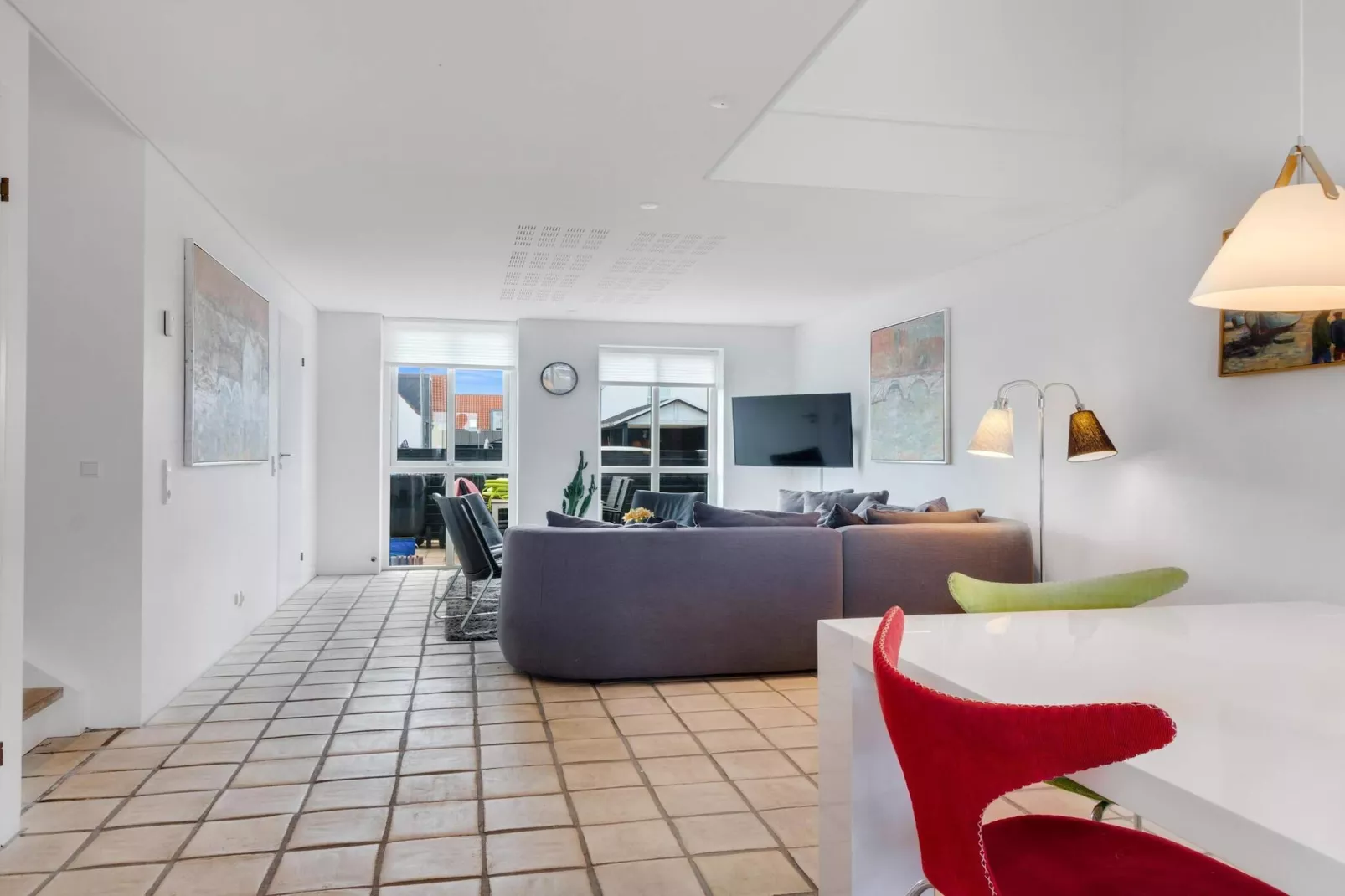 Beach holiday home in Løkken-Indoor