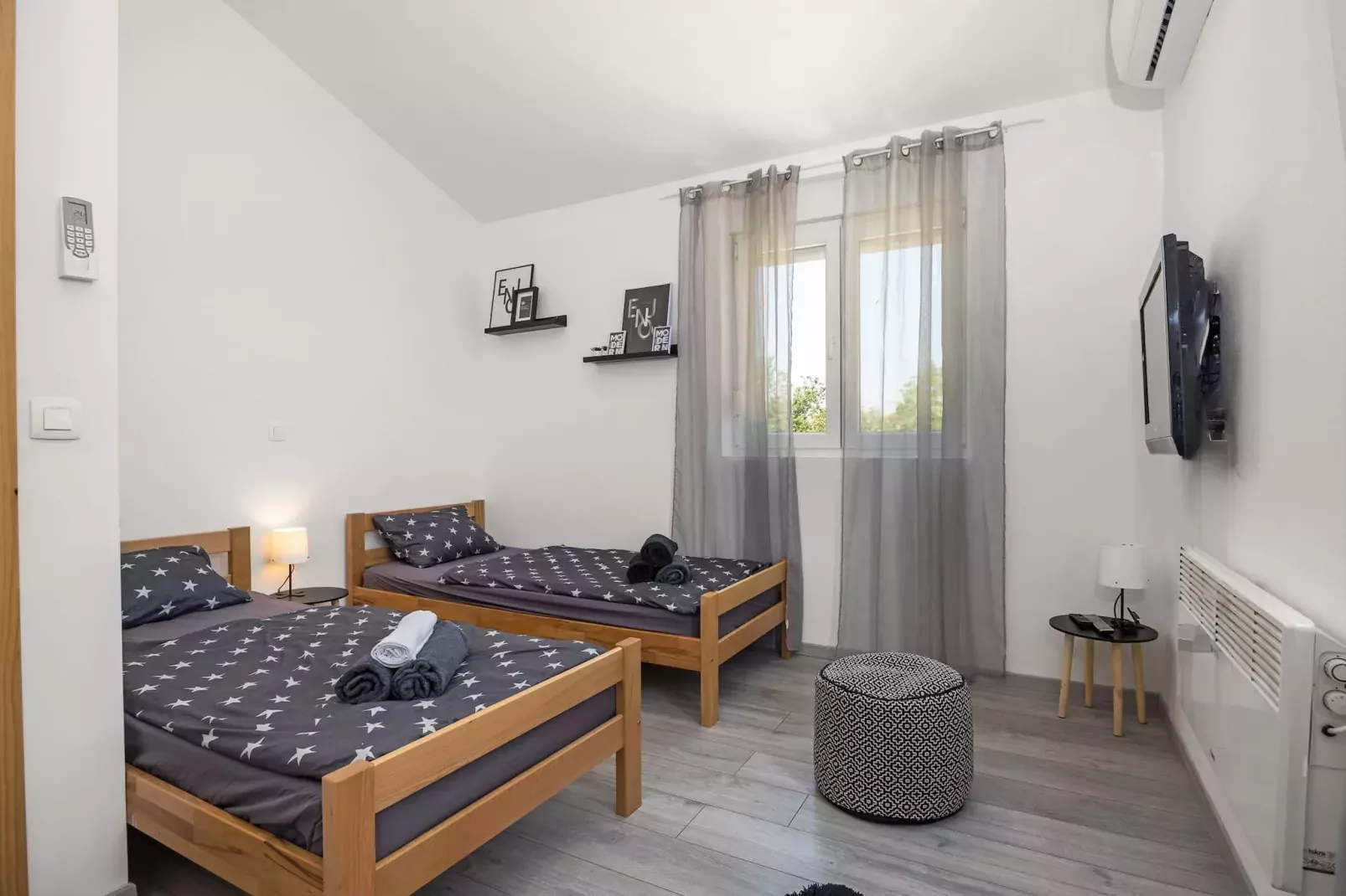 Villa Jakov with Private Pool-Bedroom