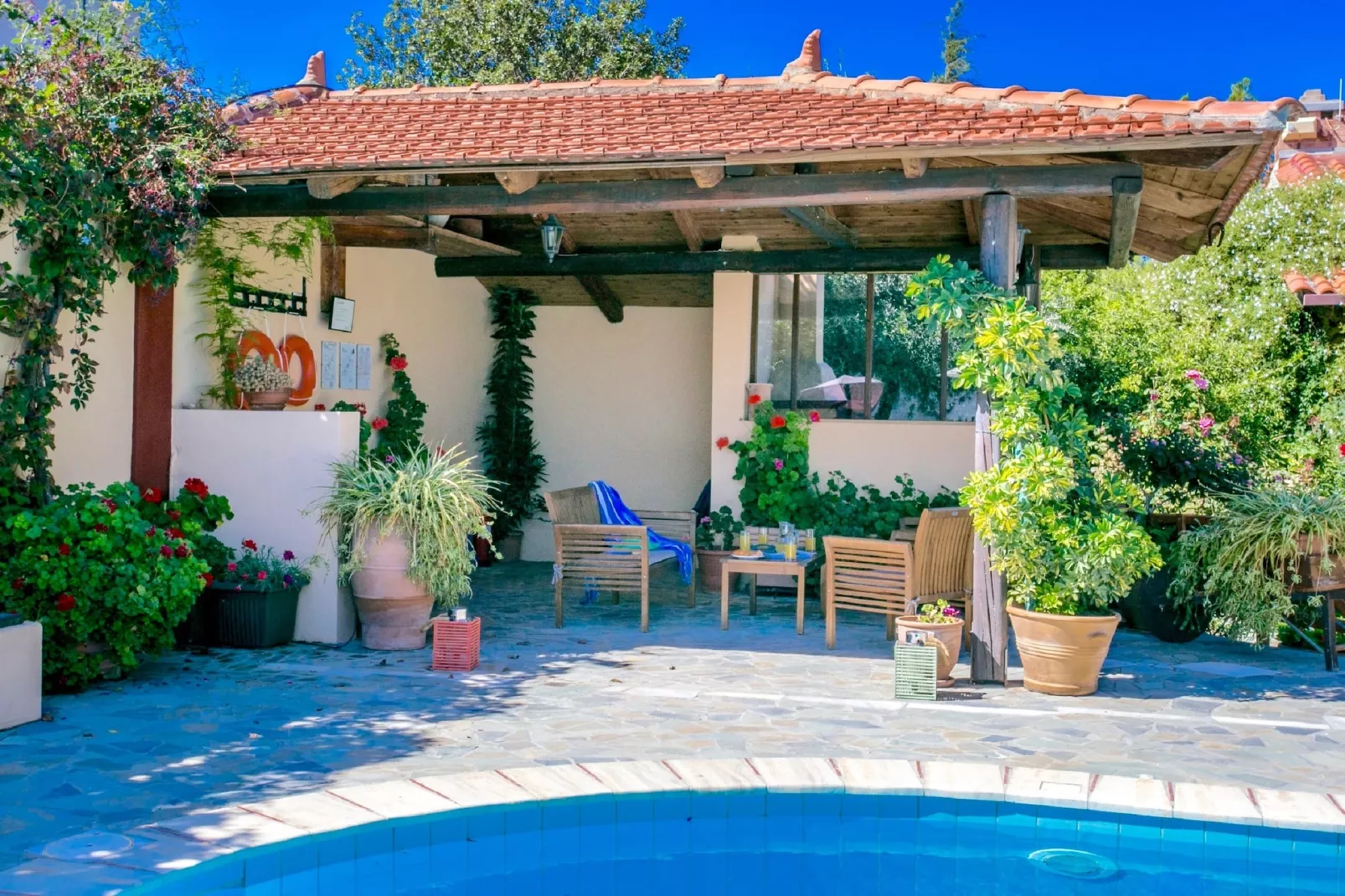 Villa Agapi-Terrassenbalkon