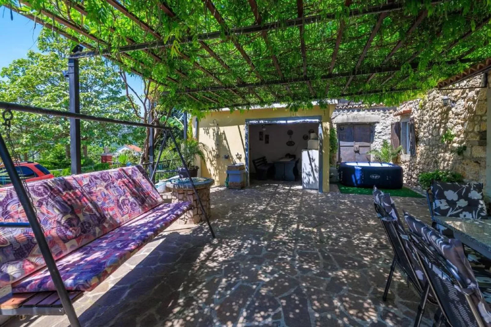 Holiday Home Bribirka-Balcon-terrasse