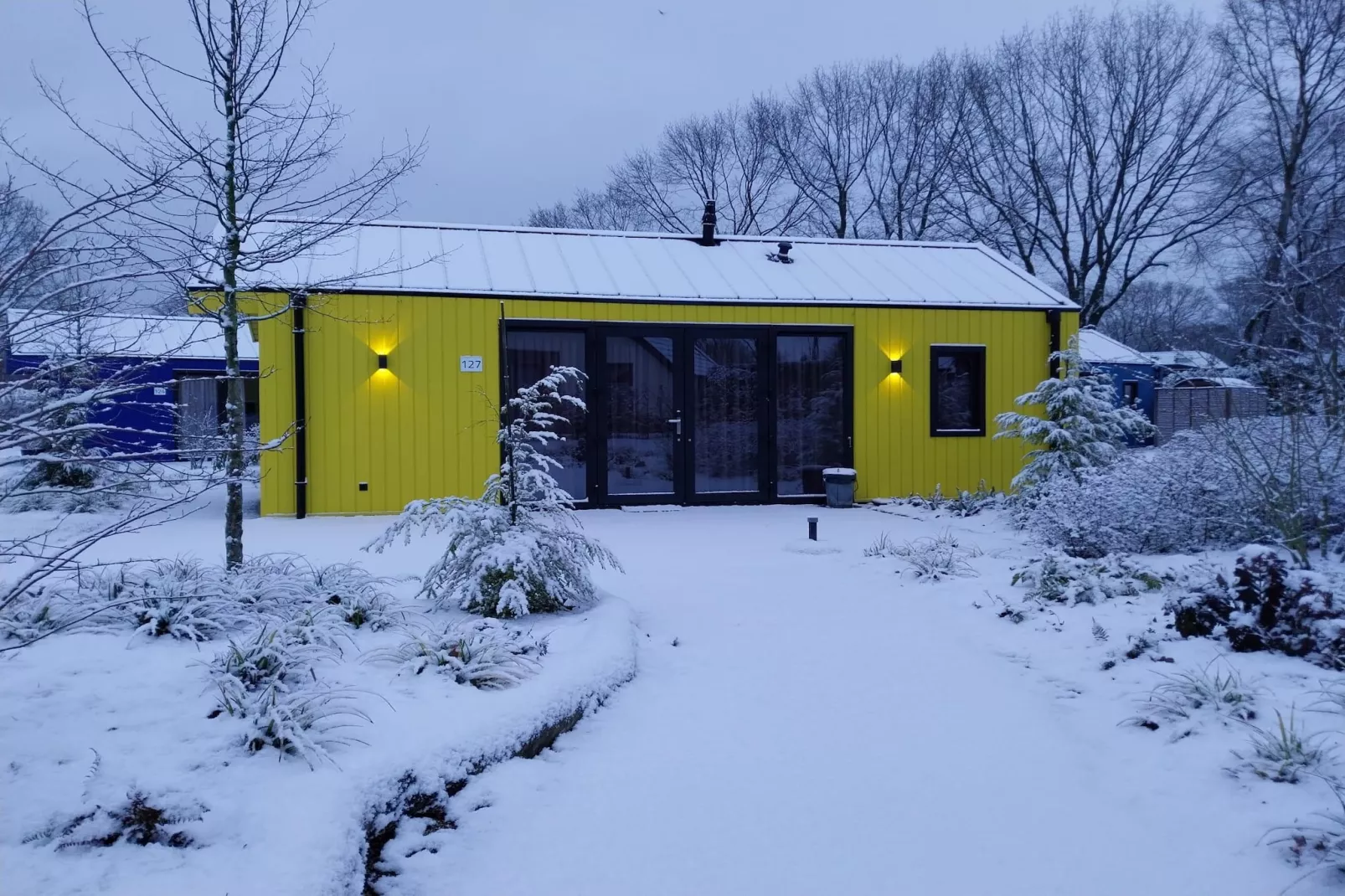 Jachtchalet | 2 - 4 pers-Außenbereich Winter
