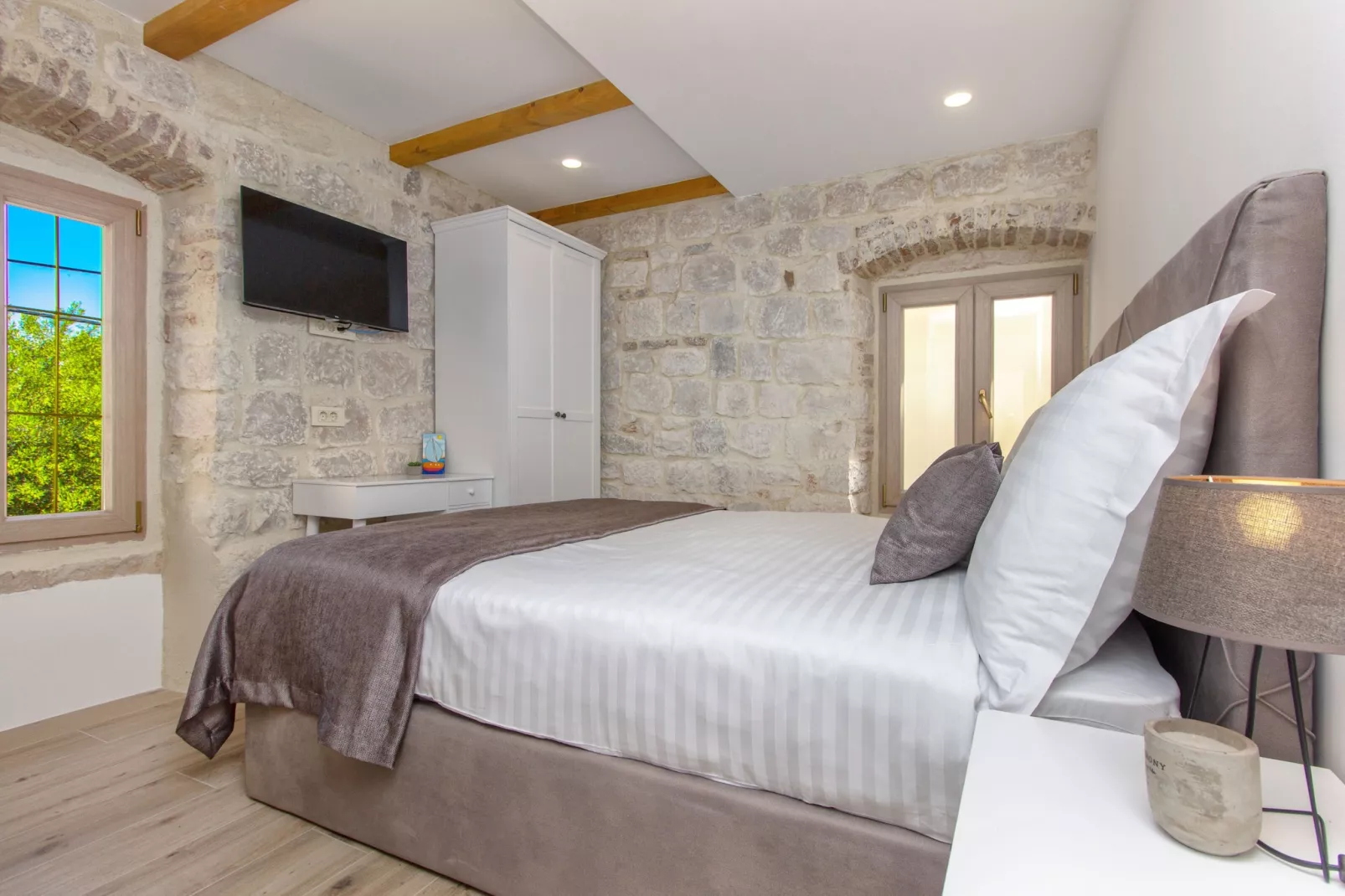 Stone House Trogir-Bedroom