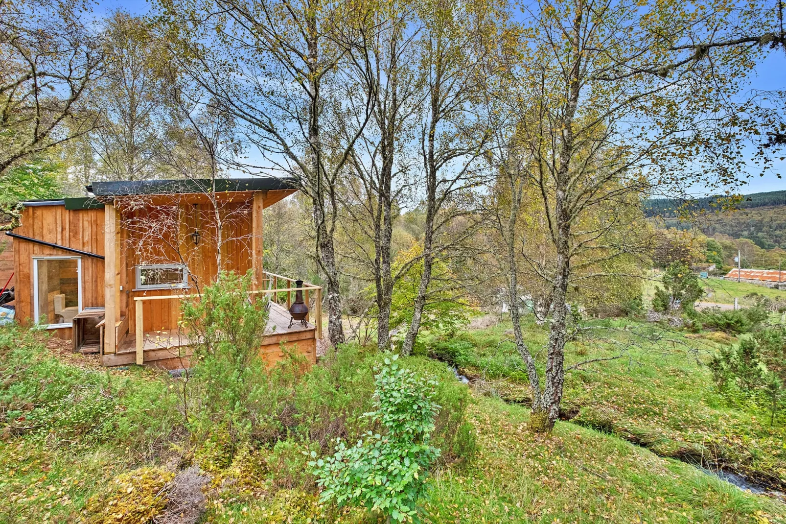 Cosagach Falls Cabin-Außenbereich