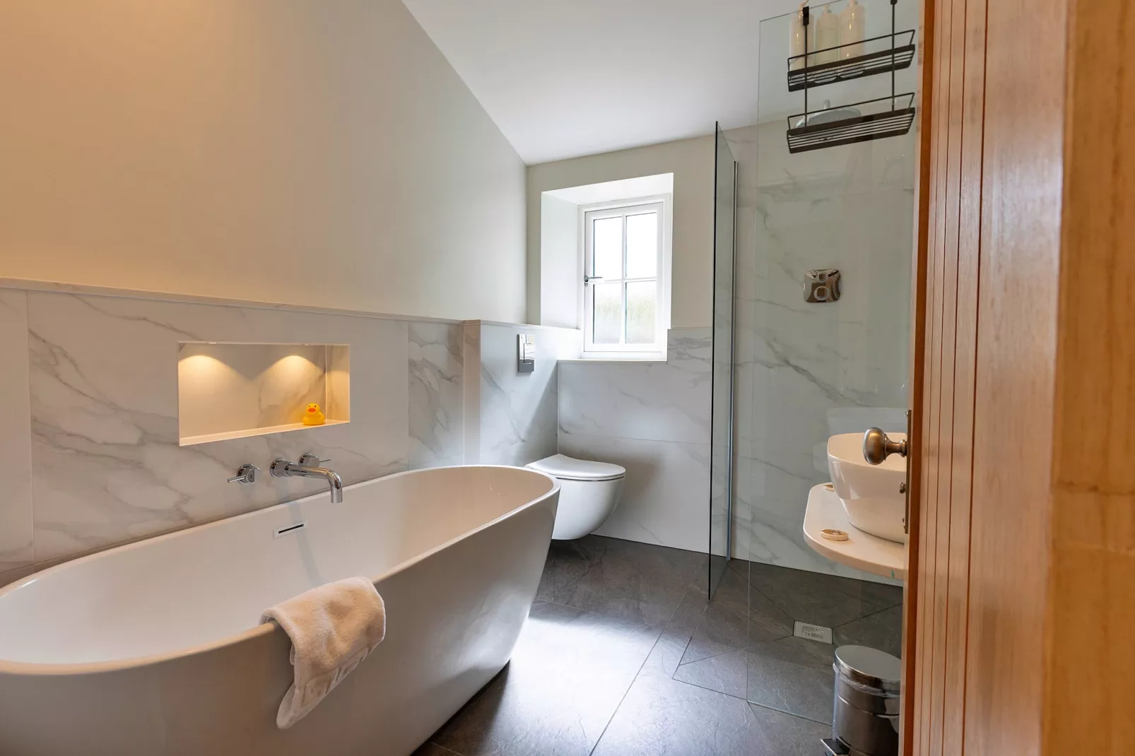 Cherry Cottage Nr Grantley Hall-Badezimmer