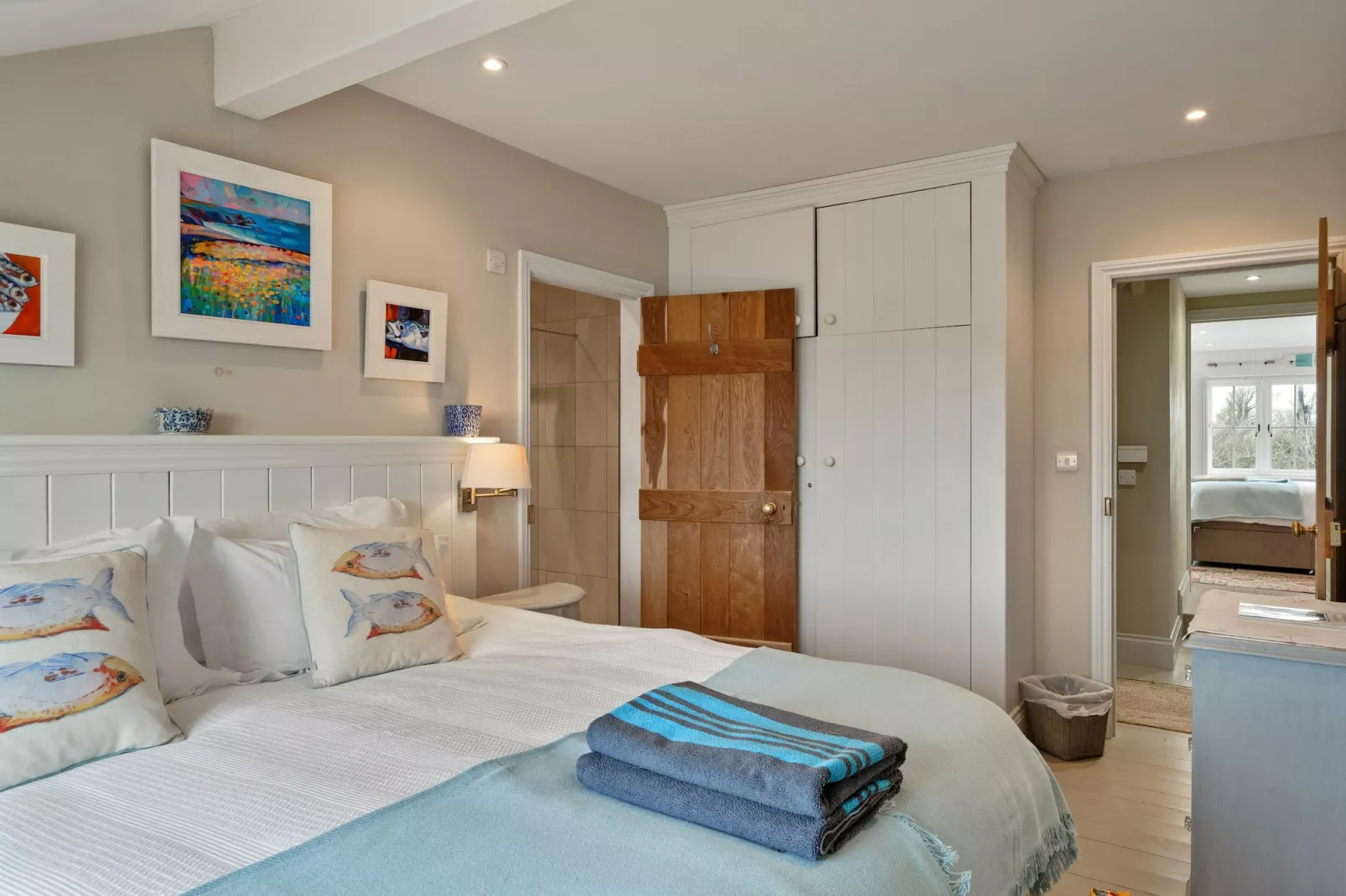 St Eval School House-Bedroom