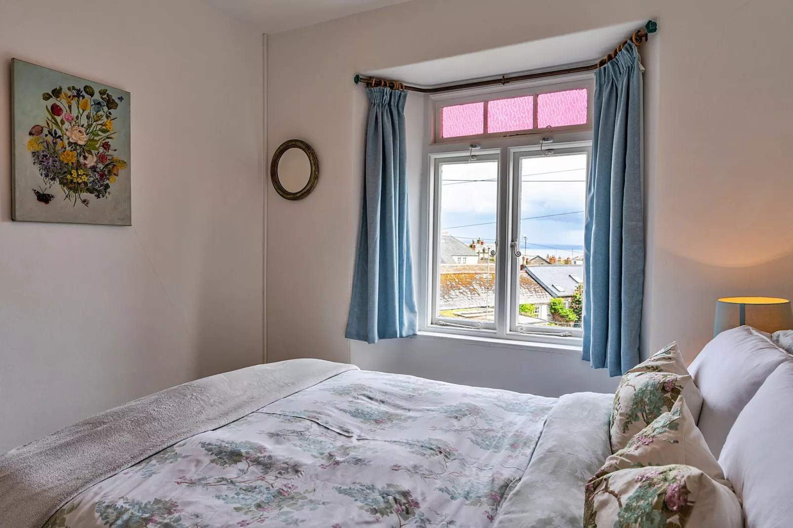 Cosy Mousehole Cottage with Sea Views-Bedroom