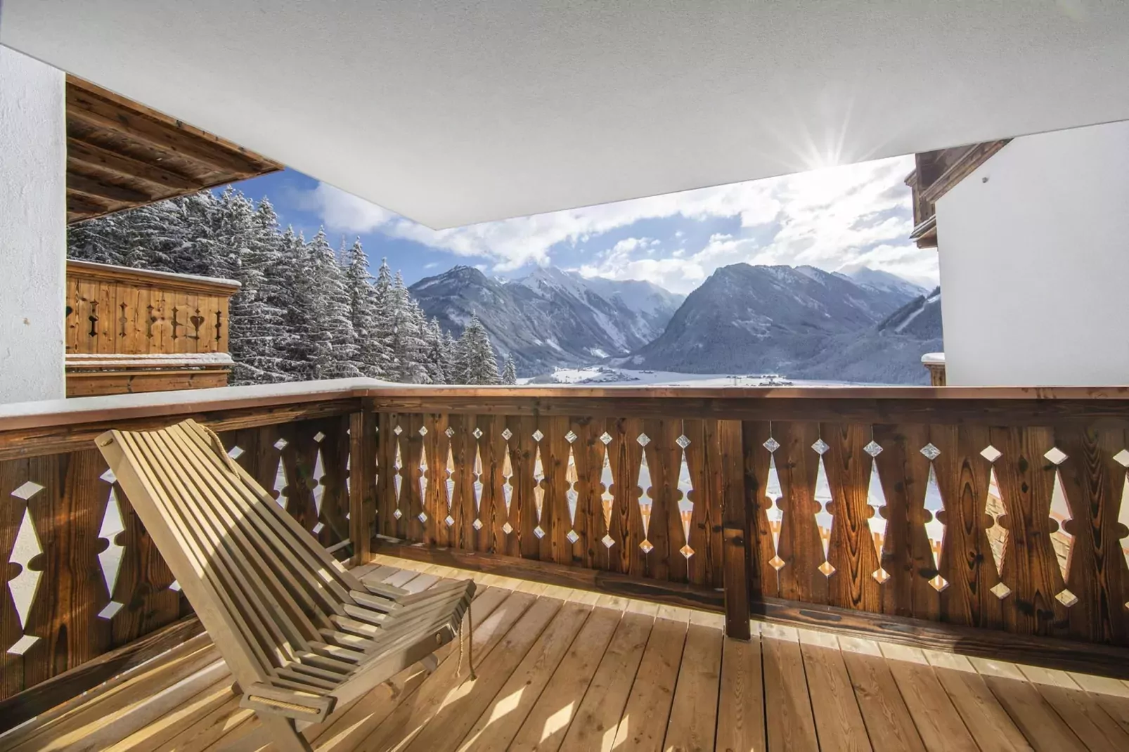 Nationalpark Chalet Bretterspitze-Balcon-terrasse