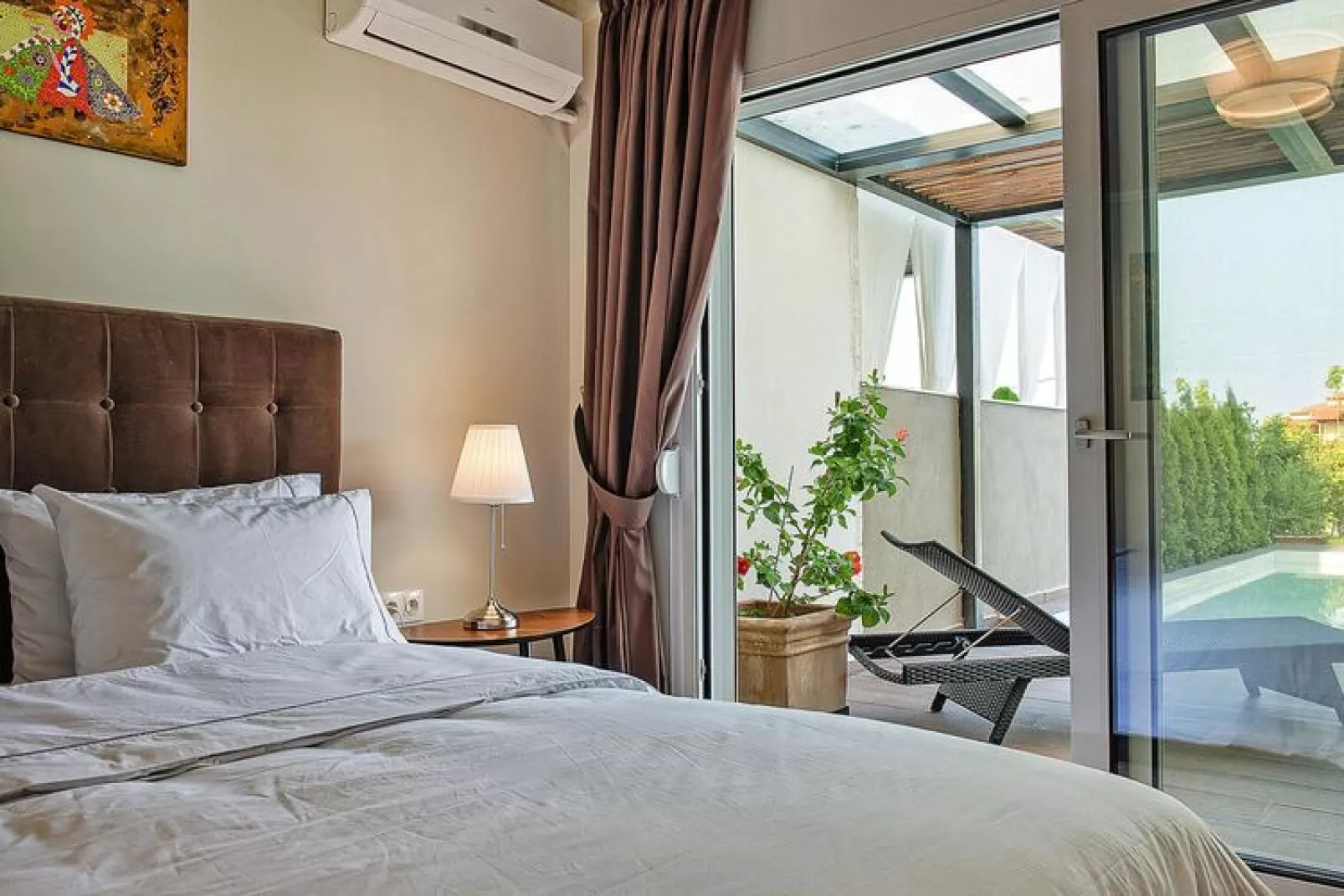 Holiday homes Sunny Villas Resort and SPA Chanioti-No 3 small EXCLUSIVE VILLA 3 BEDROOMS-Chambre