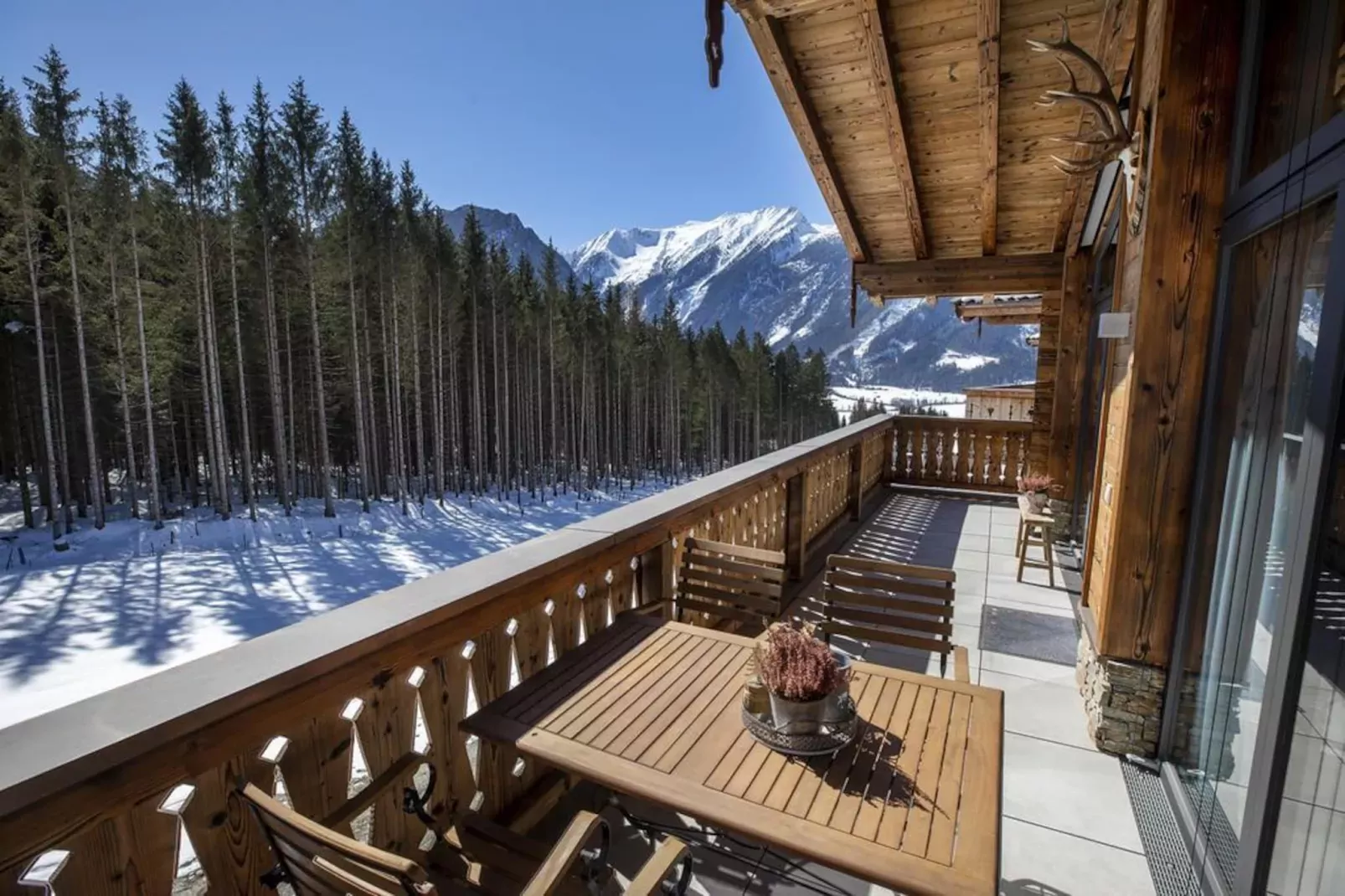 Nationalpark Chalet Keeseck-View in winter