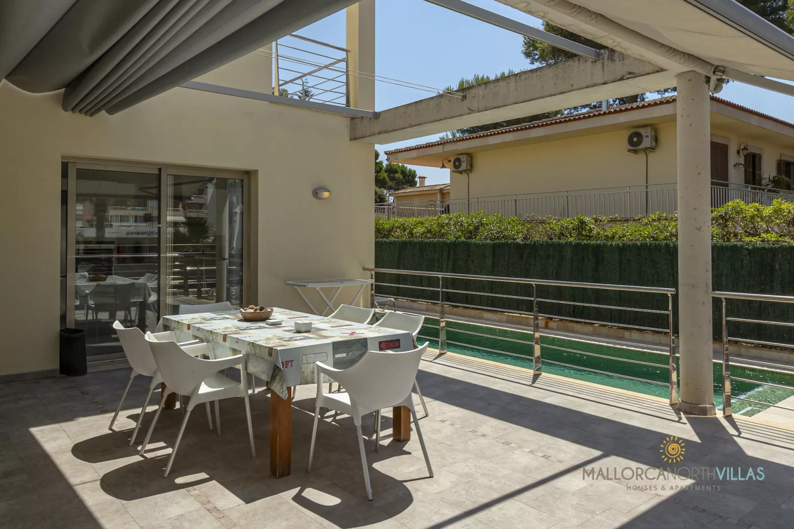 Villa Albufera en Playa Muro: a unos pasos del Mar-Terrassenbalkon