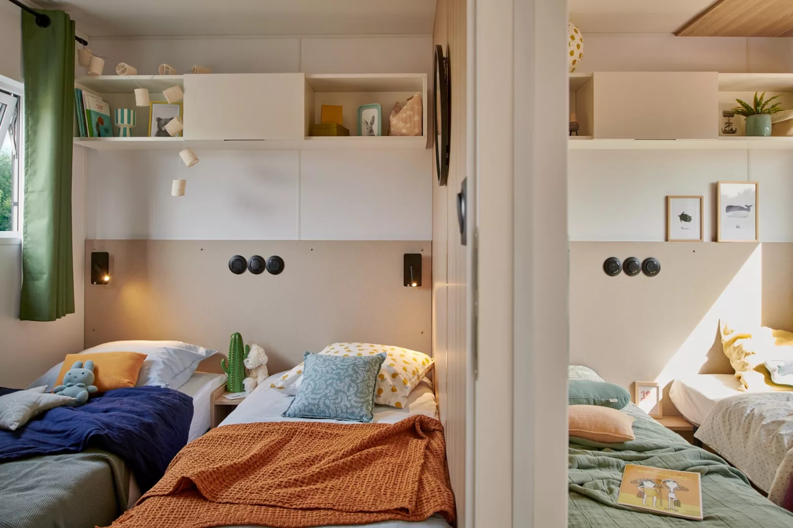 Camping L'Air Marin Vias-Plage  Mobilhome TULUM 3CH-Schlafzimmer